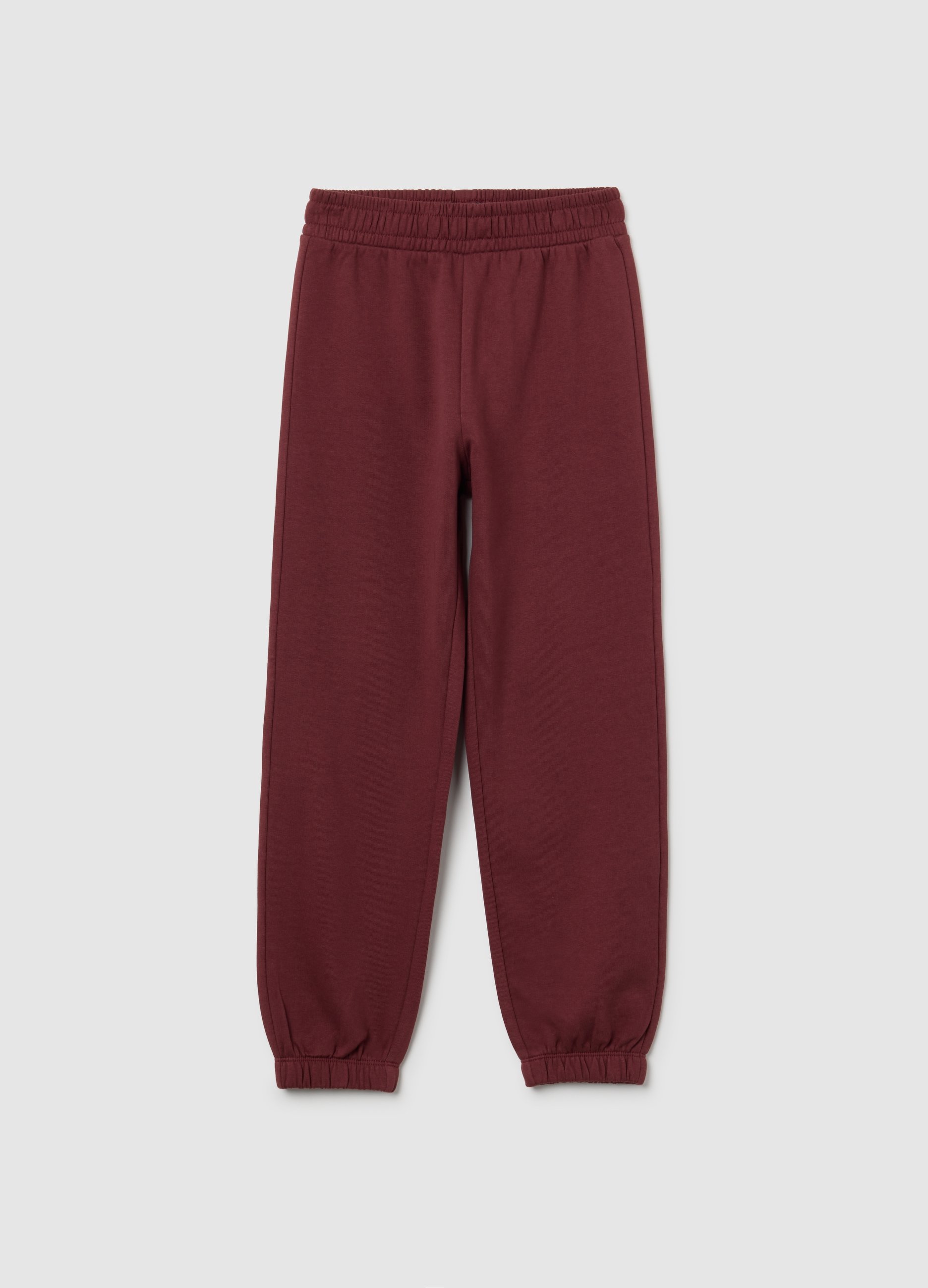 OVS KIDS, Pantalones Rojos De Algodón Puro Para Niñas, Ajuste Regular, Niña, Rojo Oscuro, Talla: 7-8