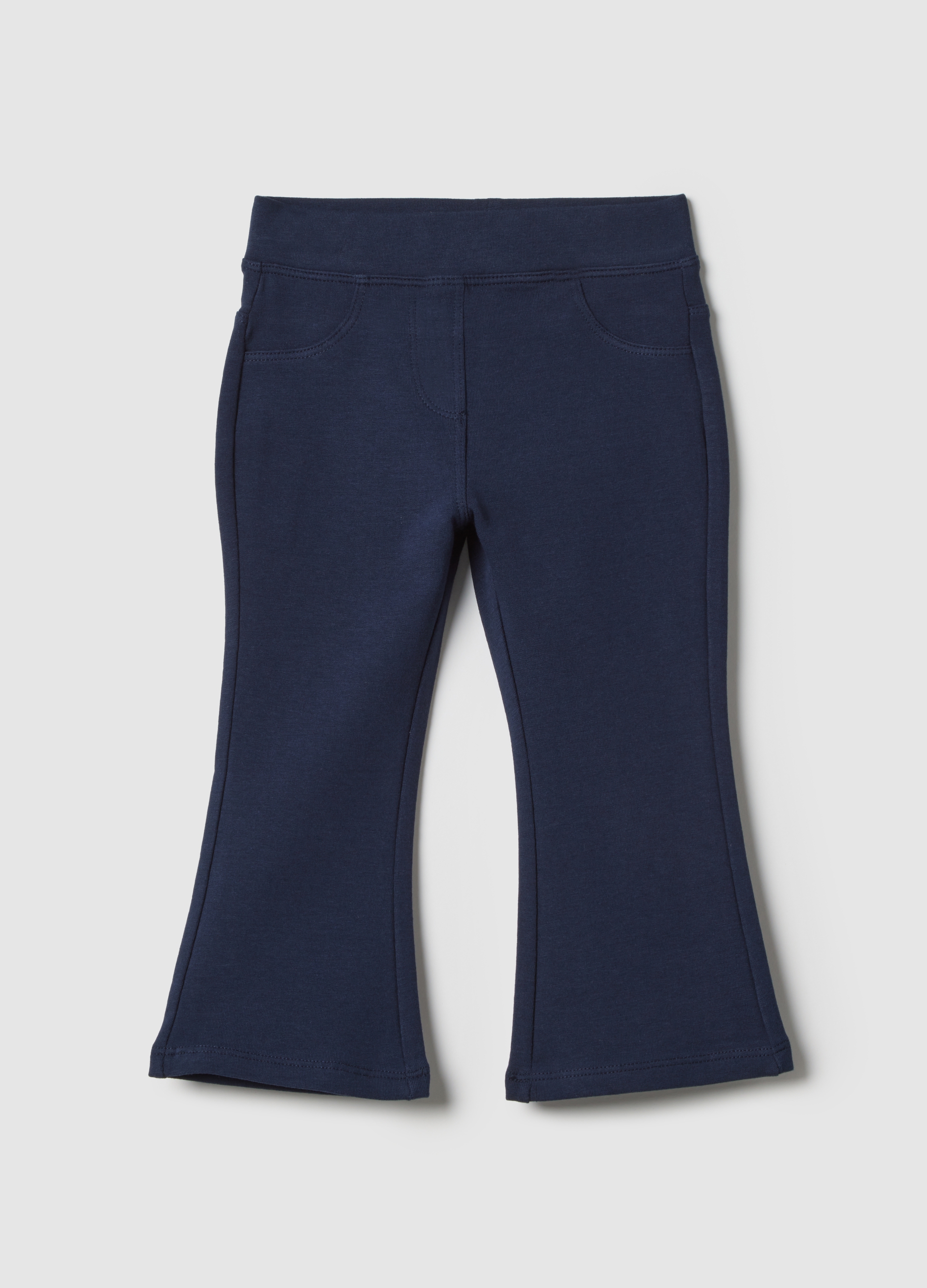 FAGOTTINO, Pantalones Azul Slim Fit De Algodón Elástico Para Niña, Niña, Azul marino, Talla: 9-12
