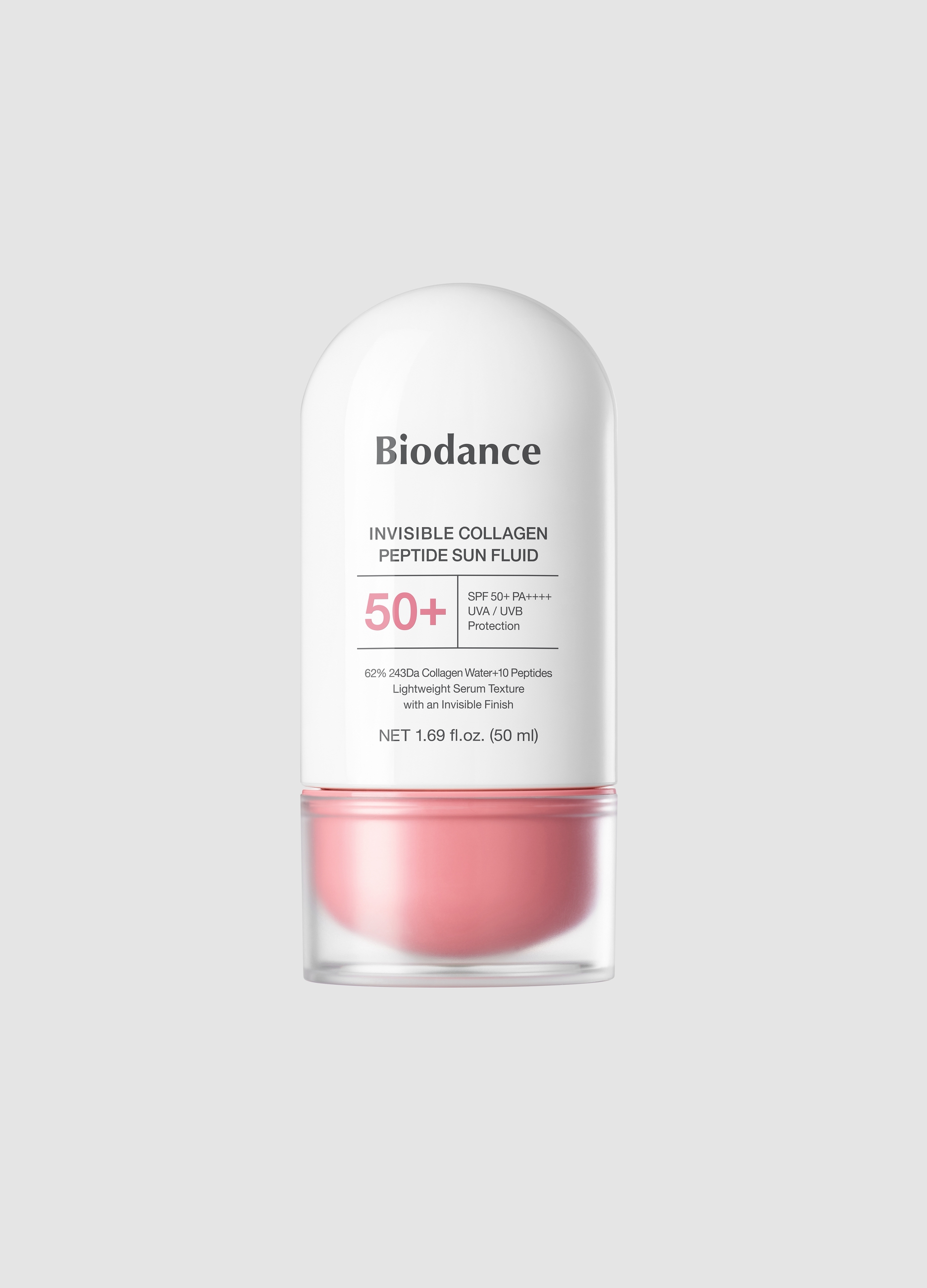 Biodance Crema Solare, Invisible Collagen Peptide Sun Fluid (Spf 50+, 50 Ml) - Immagine 3