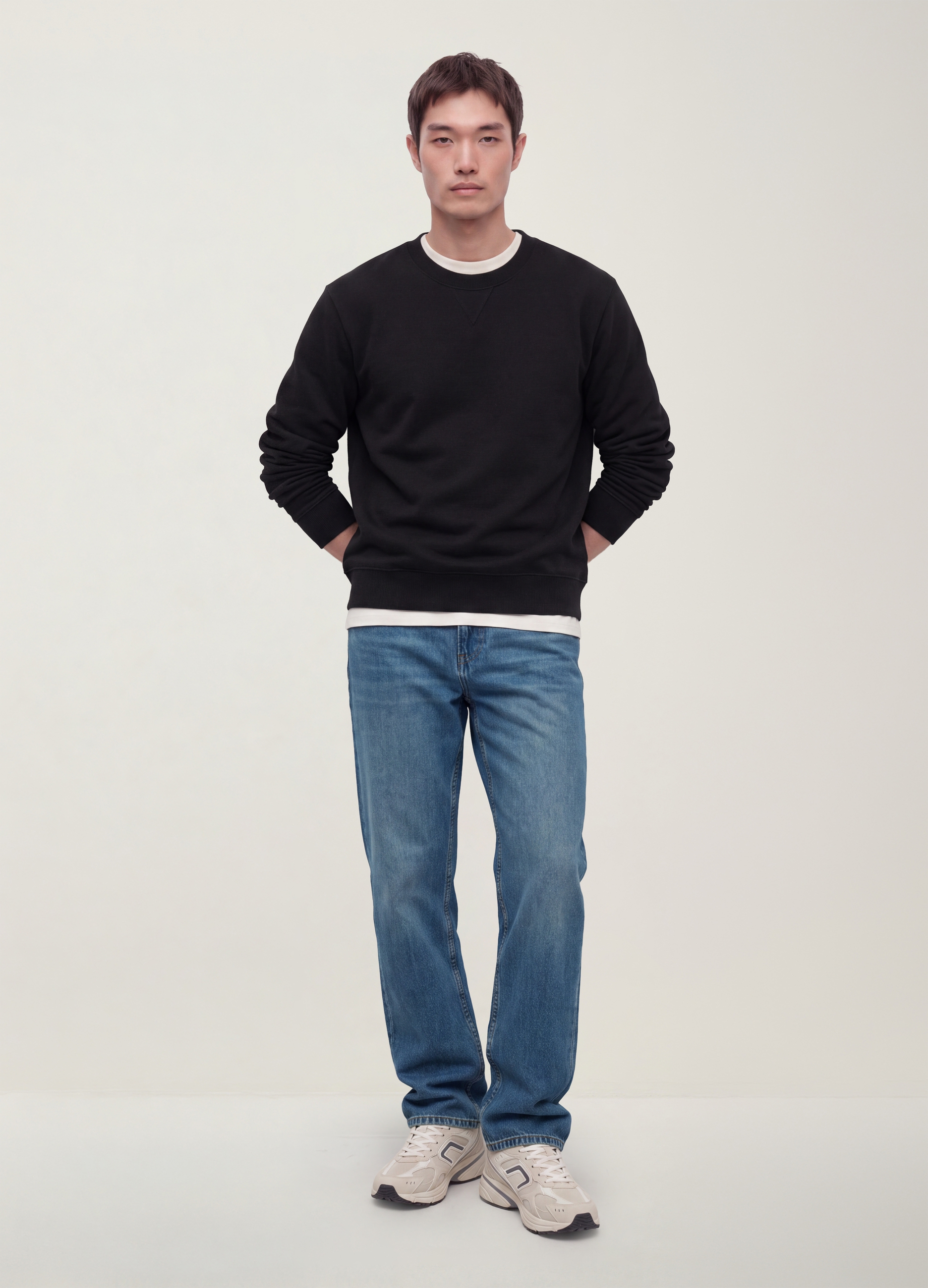 REPUBLIC OF DENIM, Jeans Denim Azzurro In Puro Cotone Straight Fit, Uomo, Azzurro, Taglia: 44