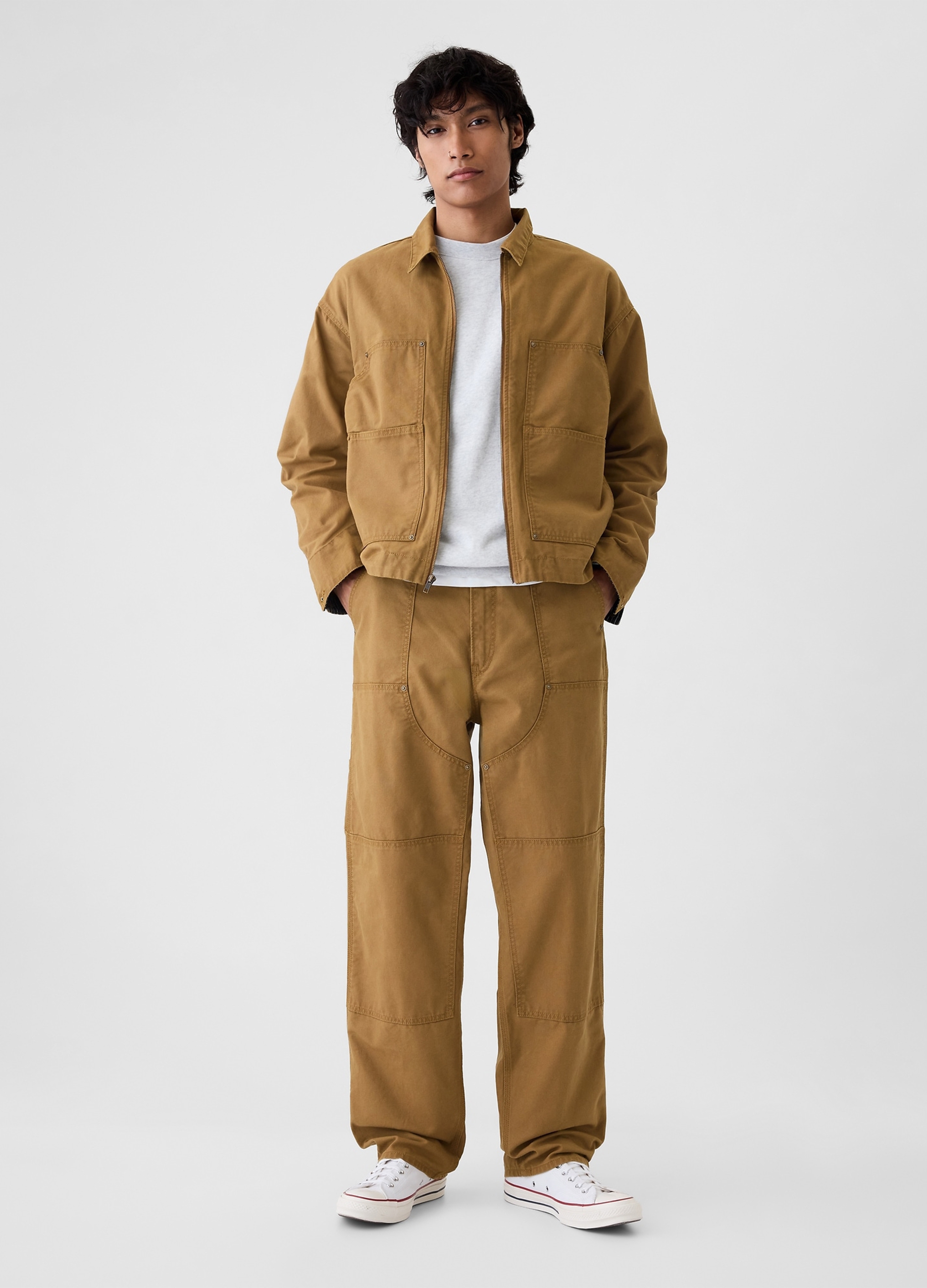 GAP, Pantalone Baggy Fit Utility, Uomo, Marrone, Taglia: 30 x 30