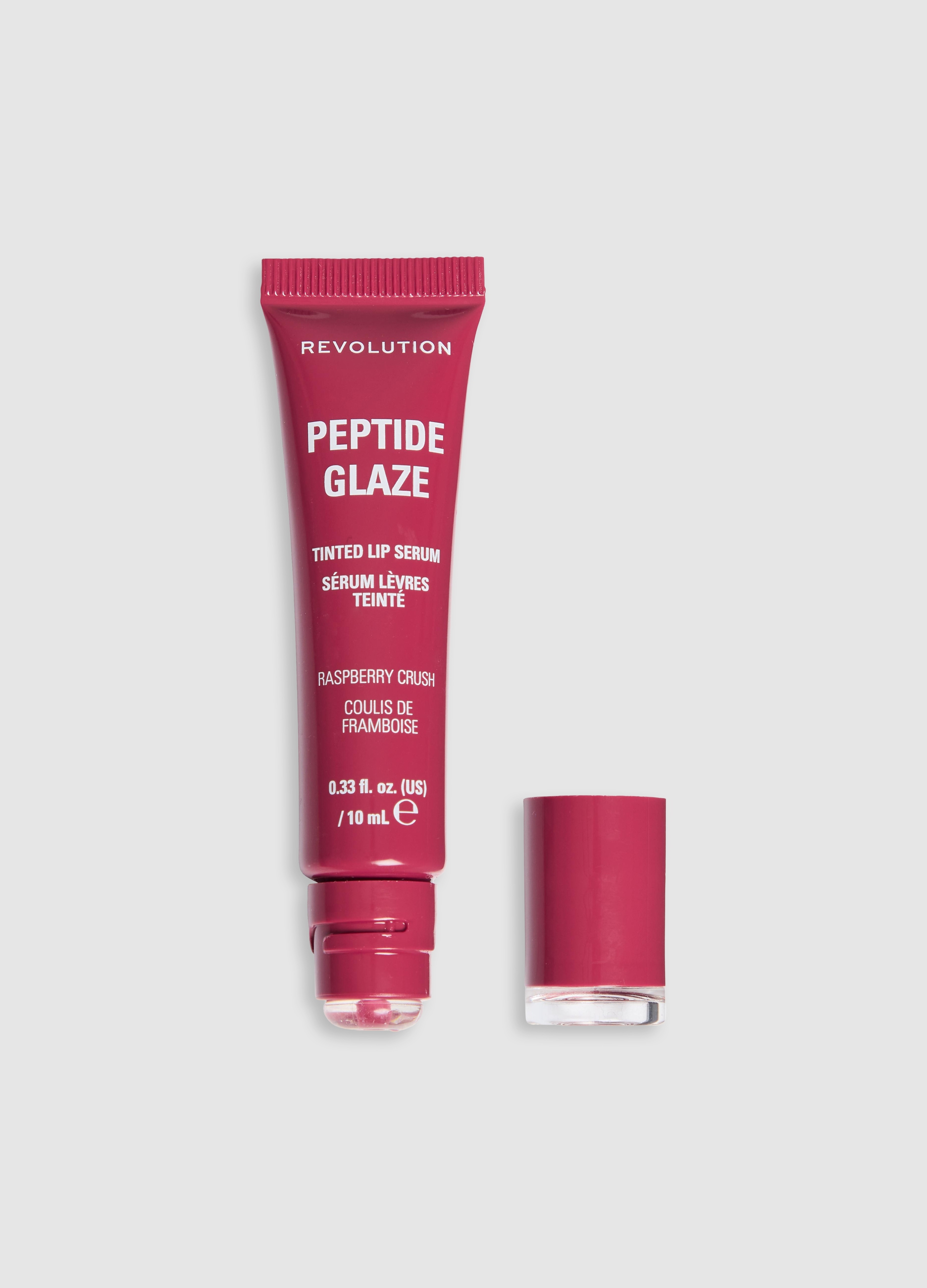 REVOLUTION, Peptide Glaze Tinted Lip Serum Raspberry Crush, Donna, Bianco, Taglia: FASUL