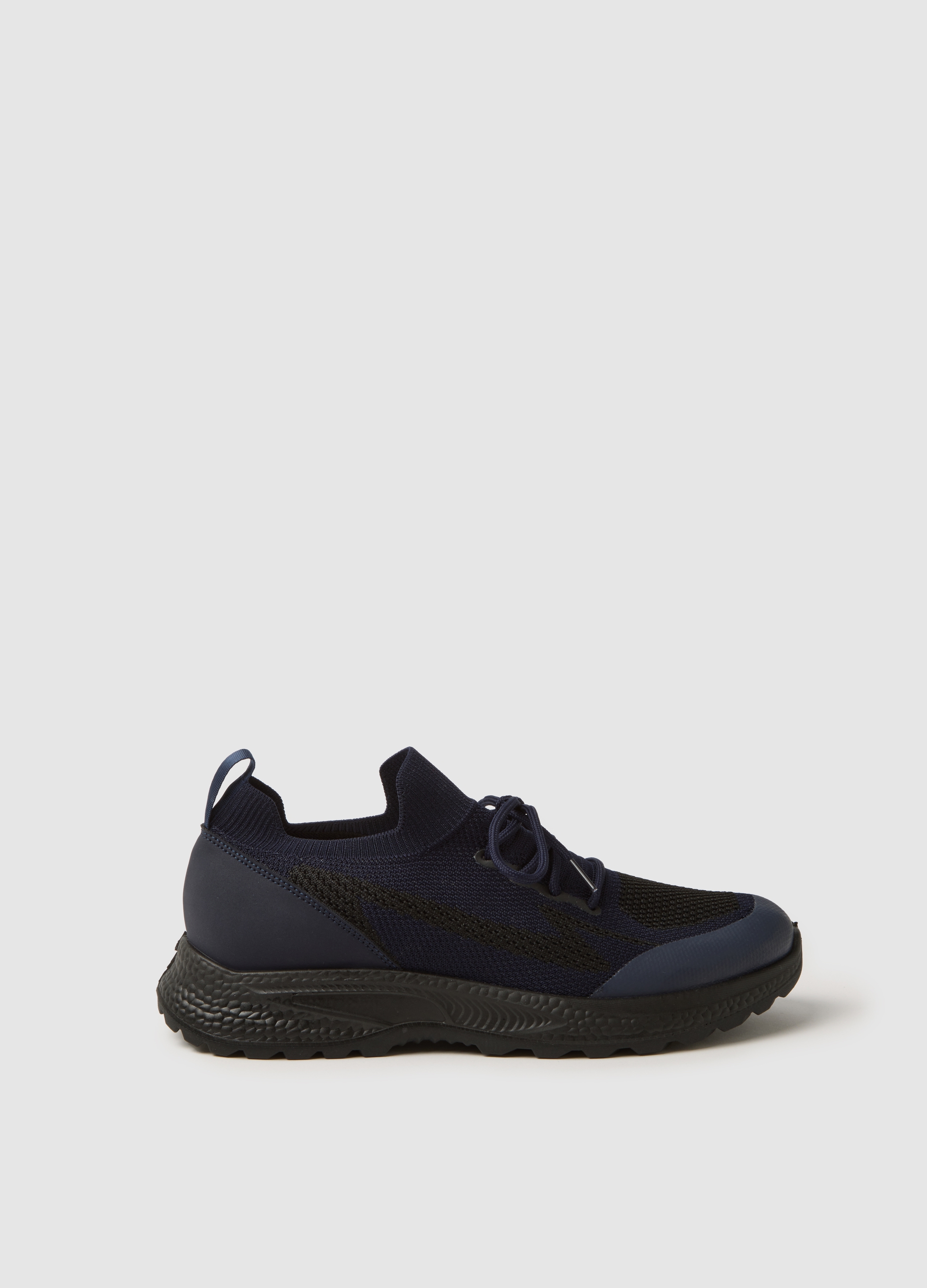 Piombo Tech, Sneakers Blu In Tessuto Mesh Con Suola Robusta, Uomo, Blu, Taglia: 45