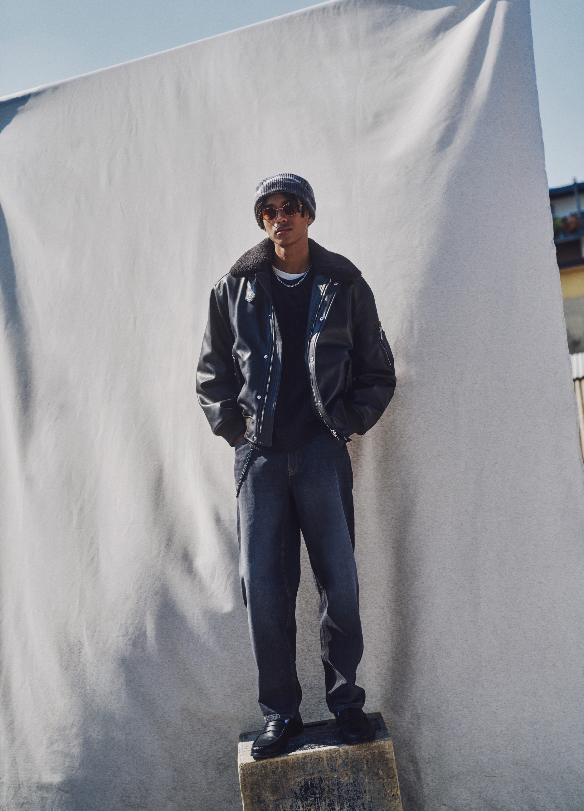 B.ANGEL, Bomber Grigio Regular Fit E Zip, Uomo, Marrone, Taglia: XL