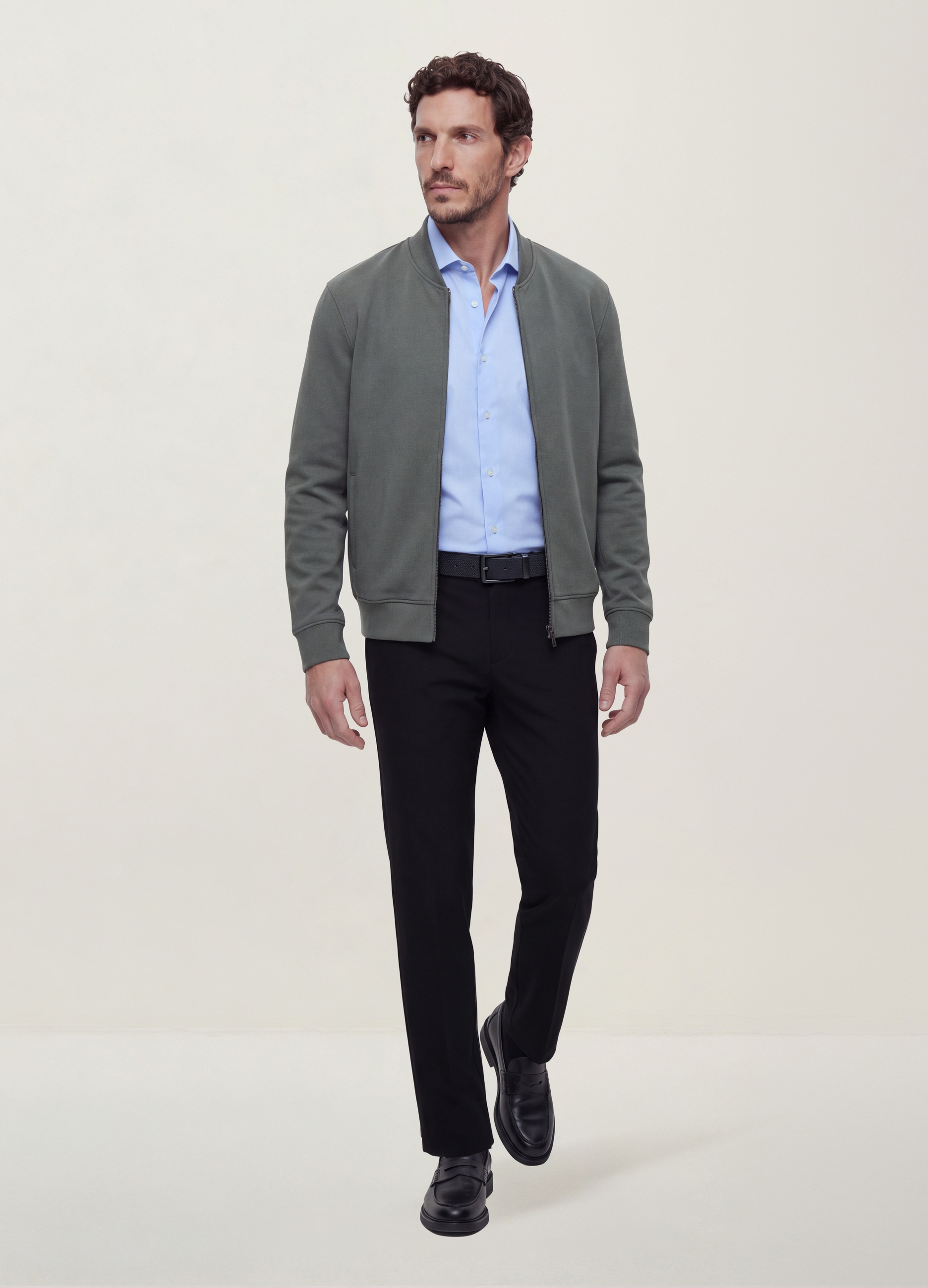 OVS, Pantaloni Chino Neri In Twill Di Viscosa Elasticizzata Slim Fit, Uomo, Nero, Taglia: 54