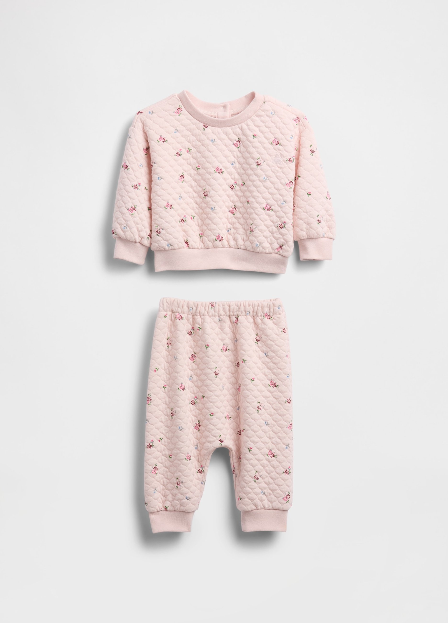 GAP KIDS, Set Rosa Trapuntato Per Neonato, Unisex, Rosa, Taglia: 6-12M/69-74