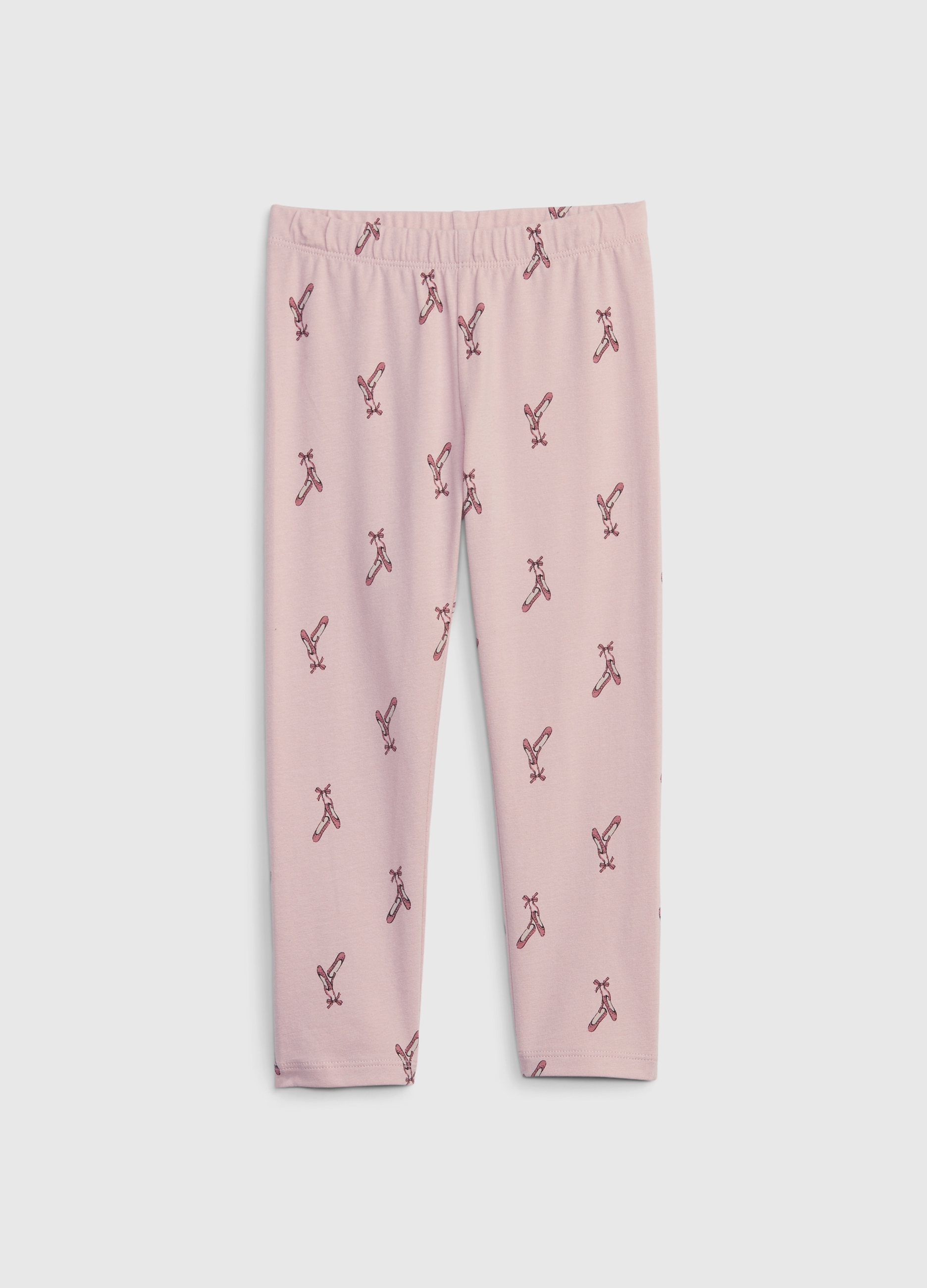 OVS, Leggings In Cotone Stretch Con Stampa, Unisex, Rosa, Taglia: 12-18M/74-79