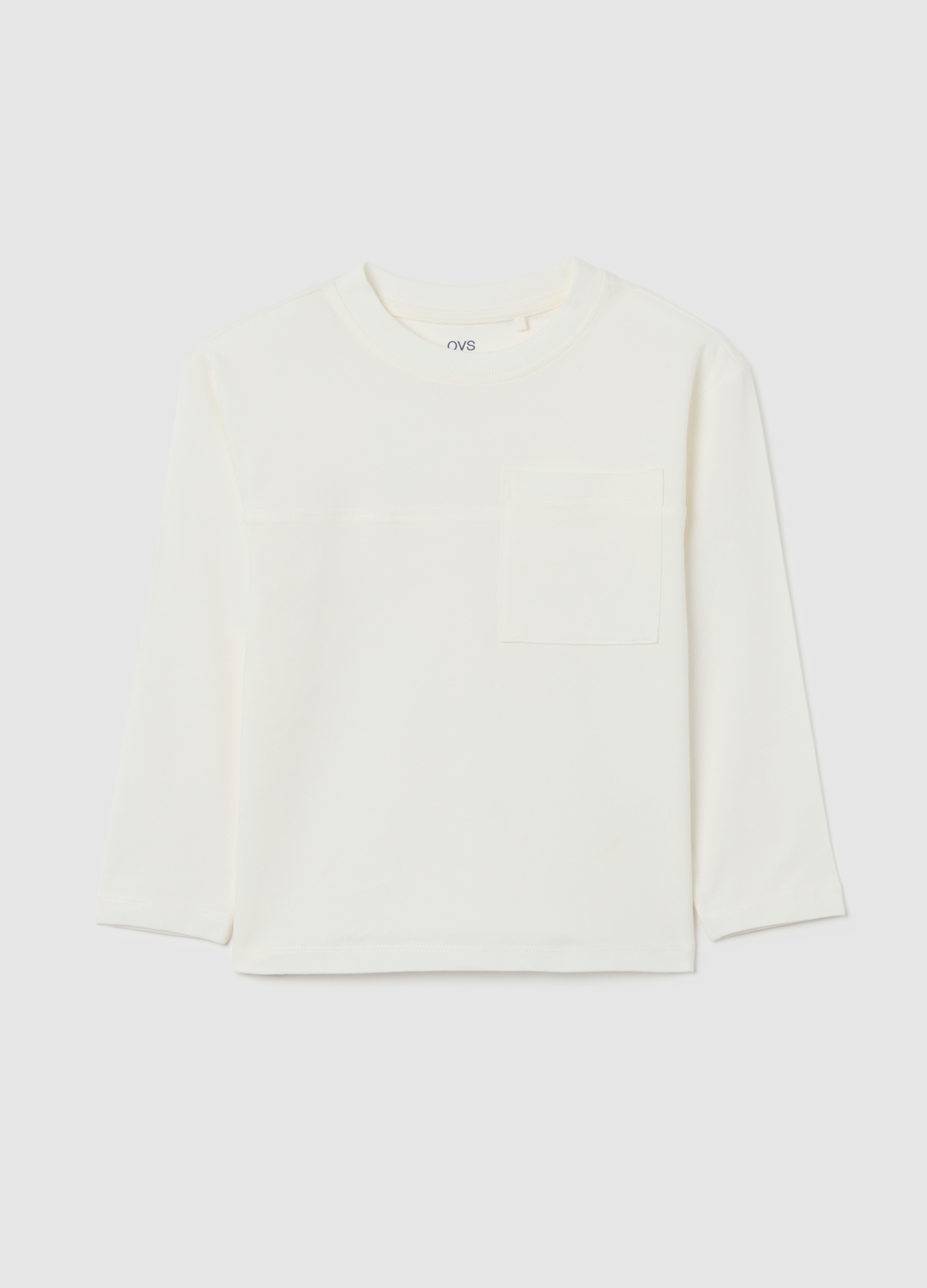 OVS KIDS, Camisa Infantil Blanca De Mezcla De Algodón Elástico, Ajuste Regular, Niño, Blanco óptico, Talla: 8-9