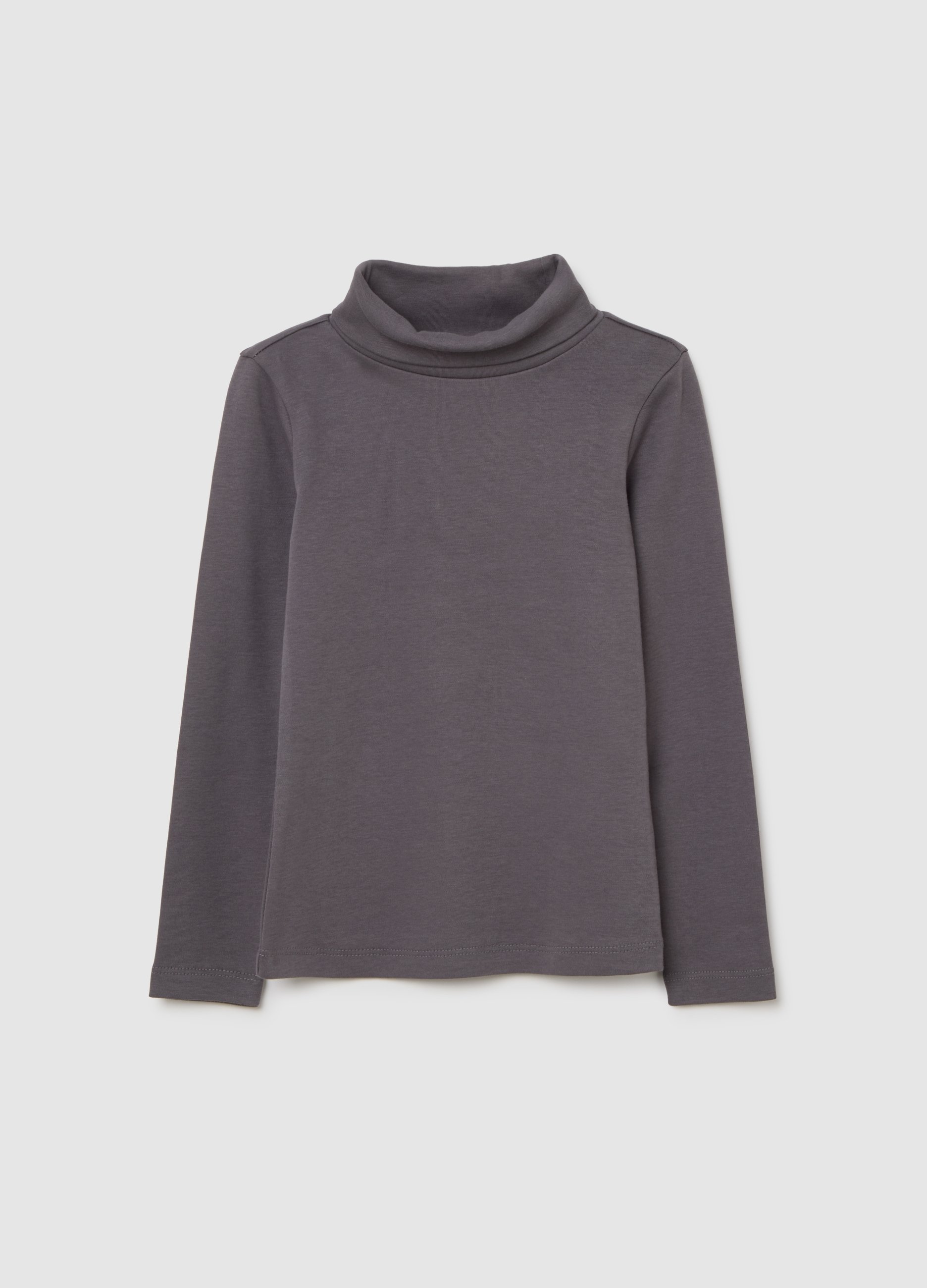 OVS KIDS, Camiseta Para Niña De Algodón Puro Gris Corte Regular, Niña, Gris claro, Talla: 4-5