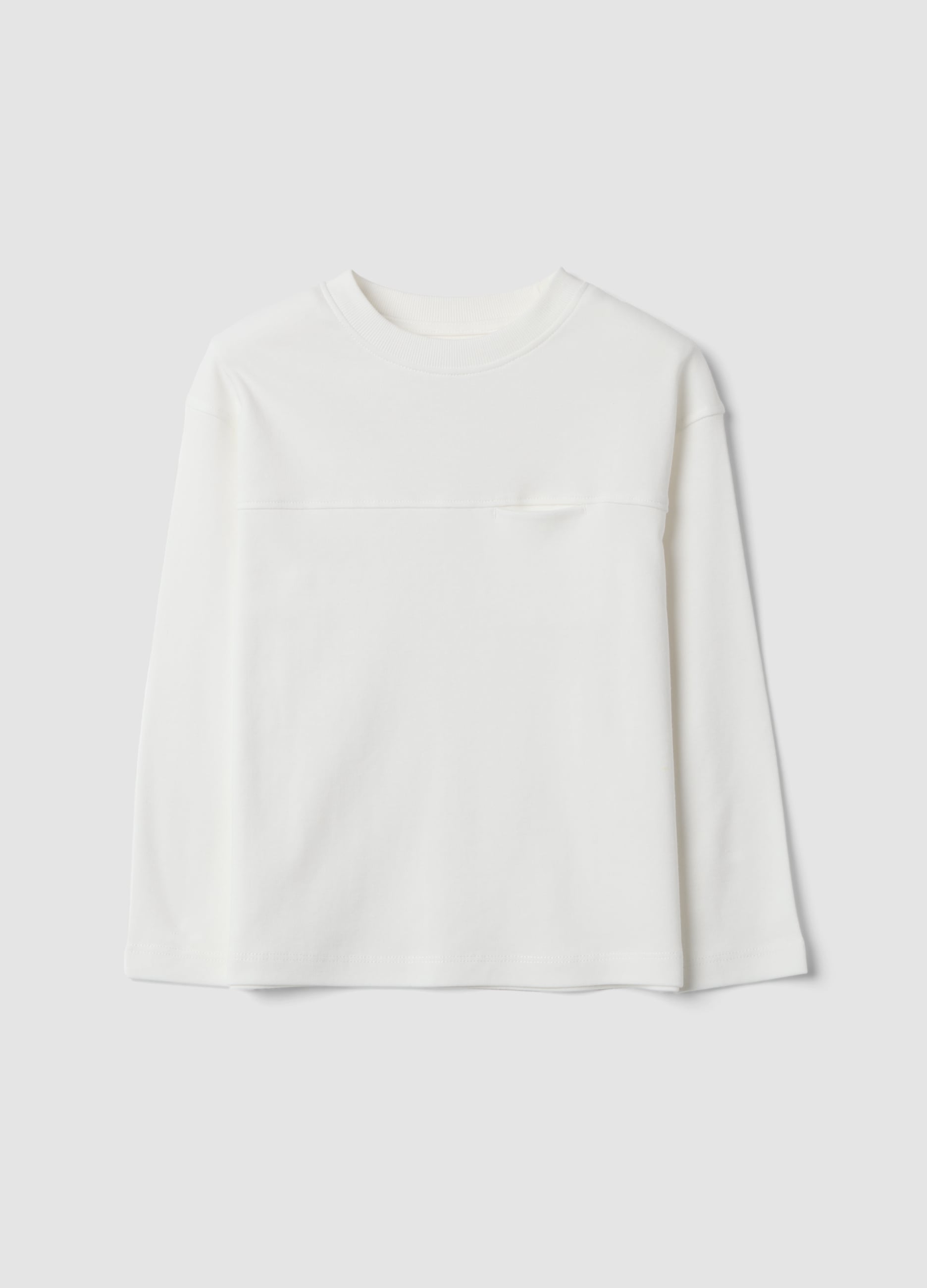 OVS KIDS, T-shirt Bianca In Puro Cotone Organico Girocollo, Bambino, Bianco, Taglia: 9-10