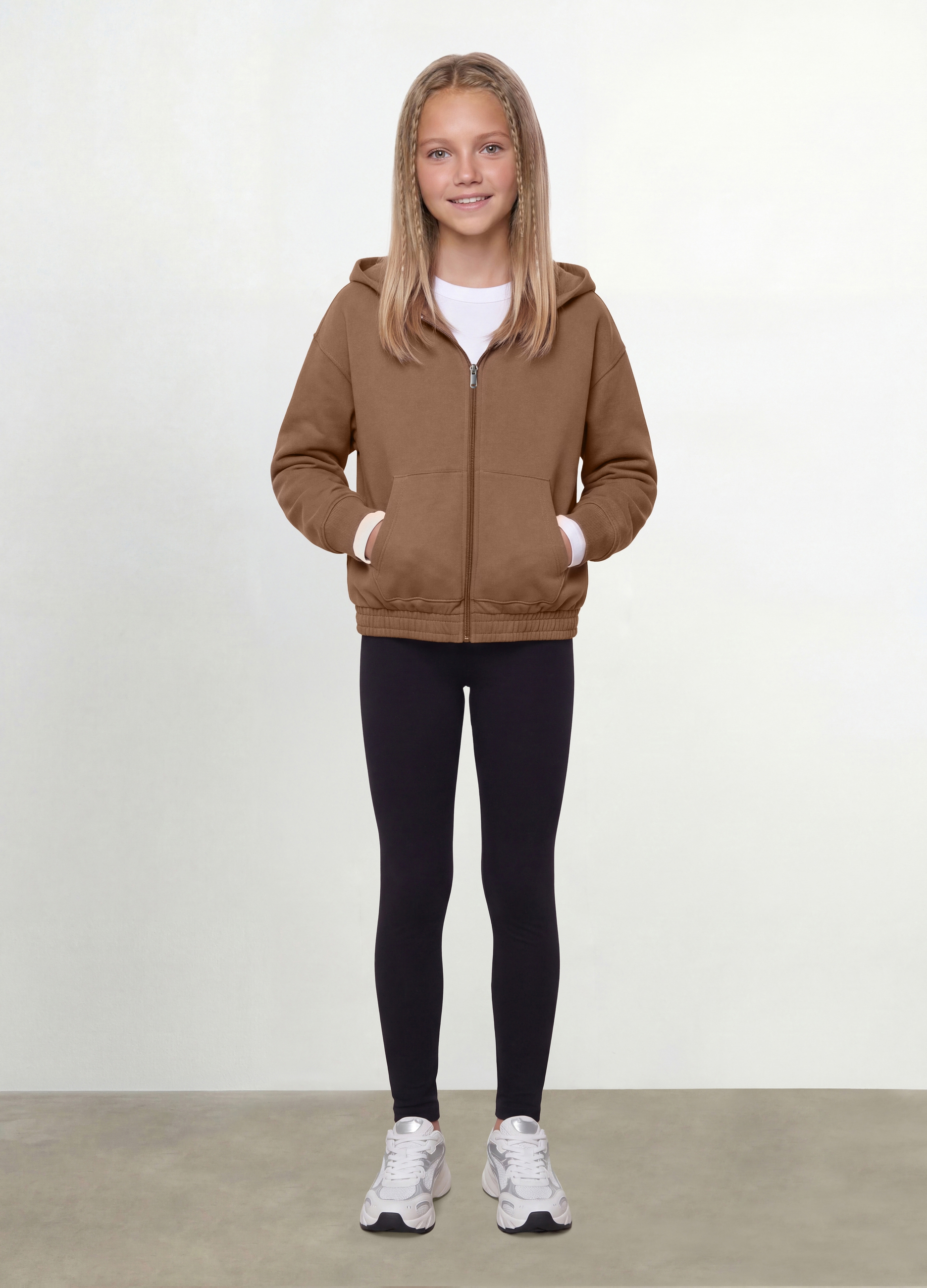 OVS KIDS, Leggings Neri In Cotone Organico Elasticizzato Skinny Fit Per Ragazza, Bambina, Nero, Taglia: 13-14