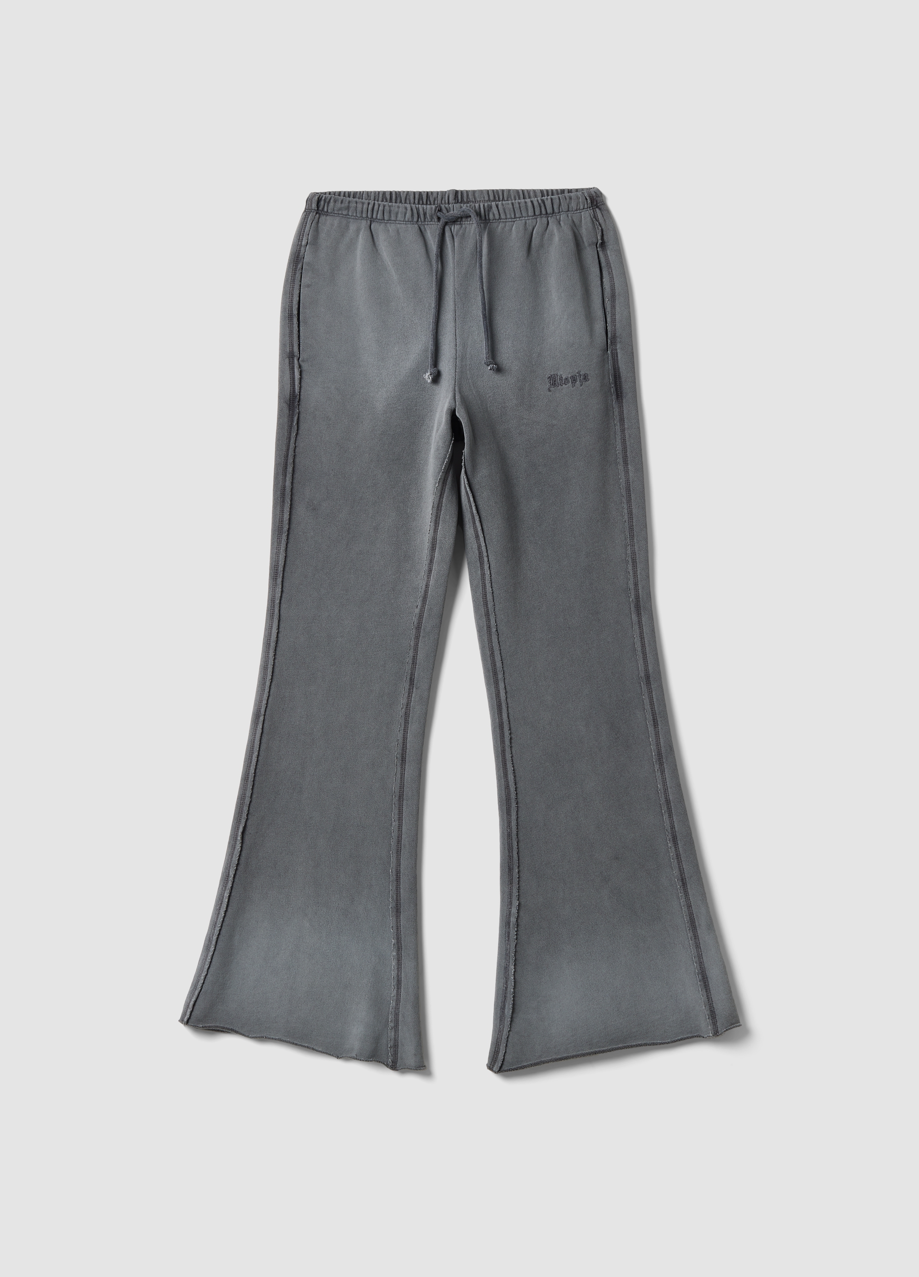 UTOPJA, Flare Sweatpants Vintage Grey, Donna, Grigio, Taglia: M