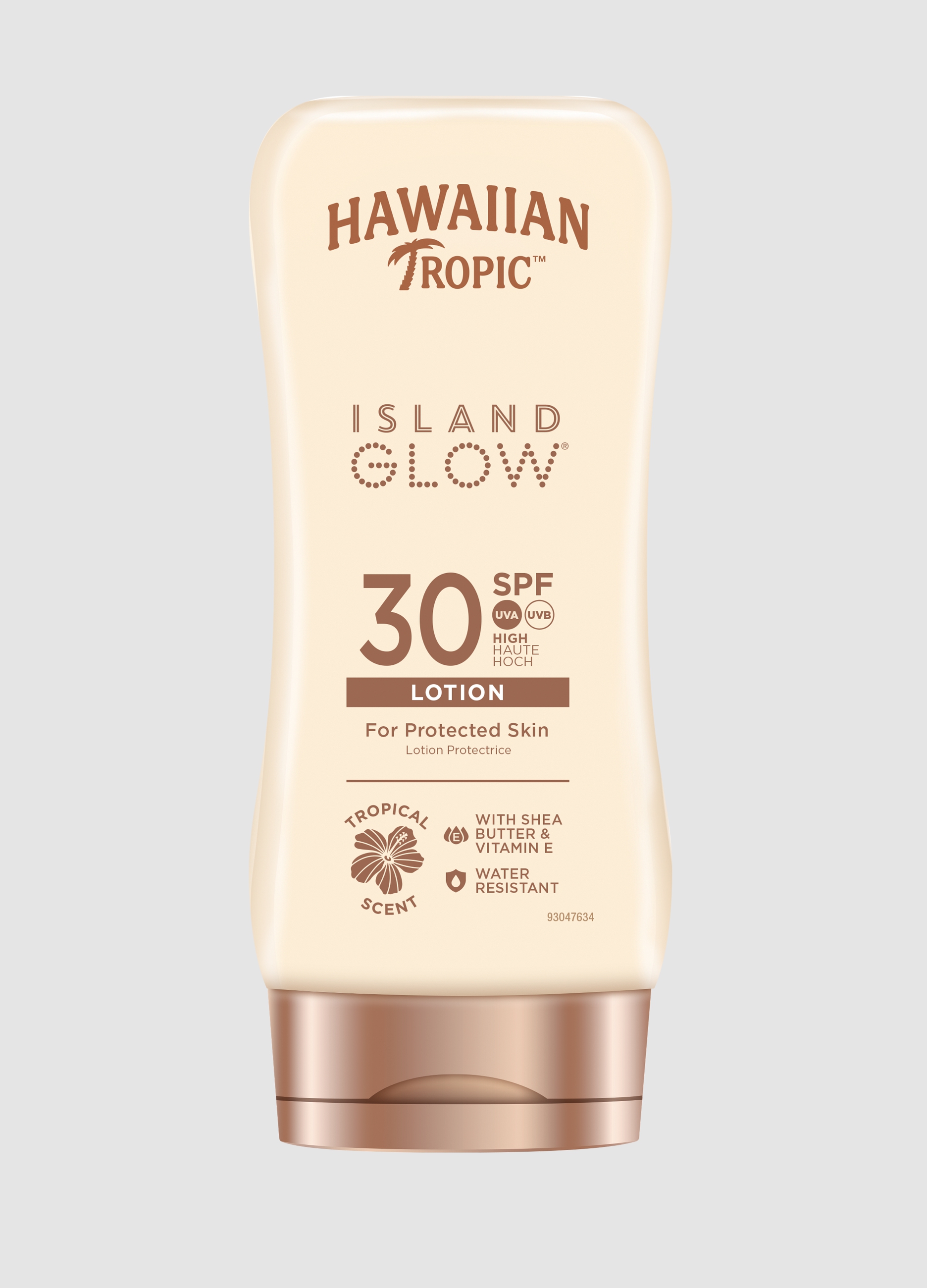 HAWAIAN TROPIC, Island Glow Lotion Spf 30 170ml, Donna, Bianco, Taglia: FASUL