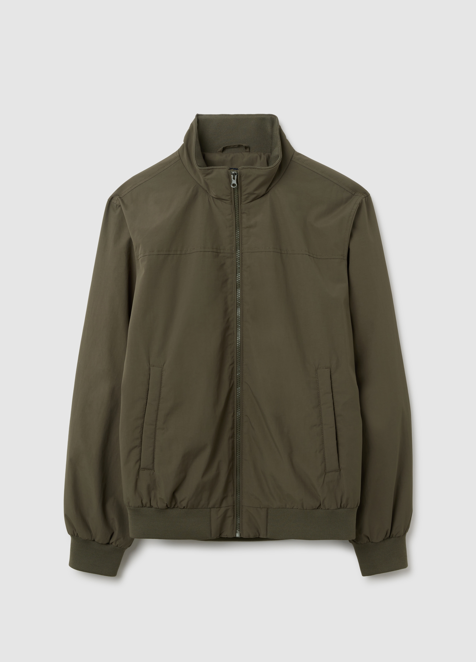 OVS, Chaqueta Verde Acolchada Con Cierre De Cremallera, Hombre, Verde claro, Talla: 3XL