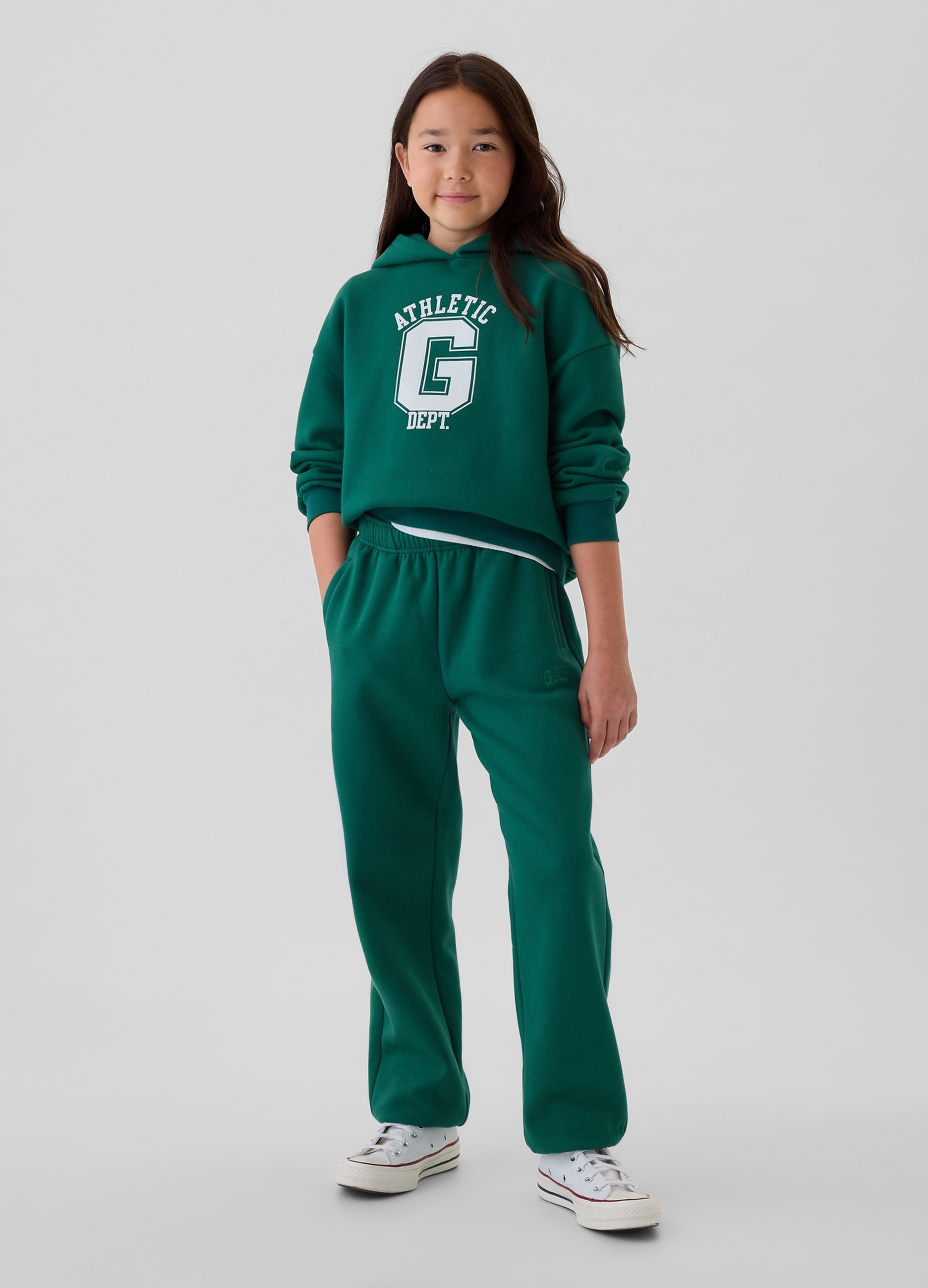 OVS, Joggers In Felpa, Bambina, Verde, Taglia: XS/99-114