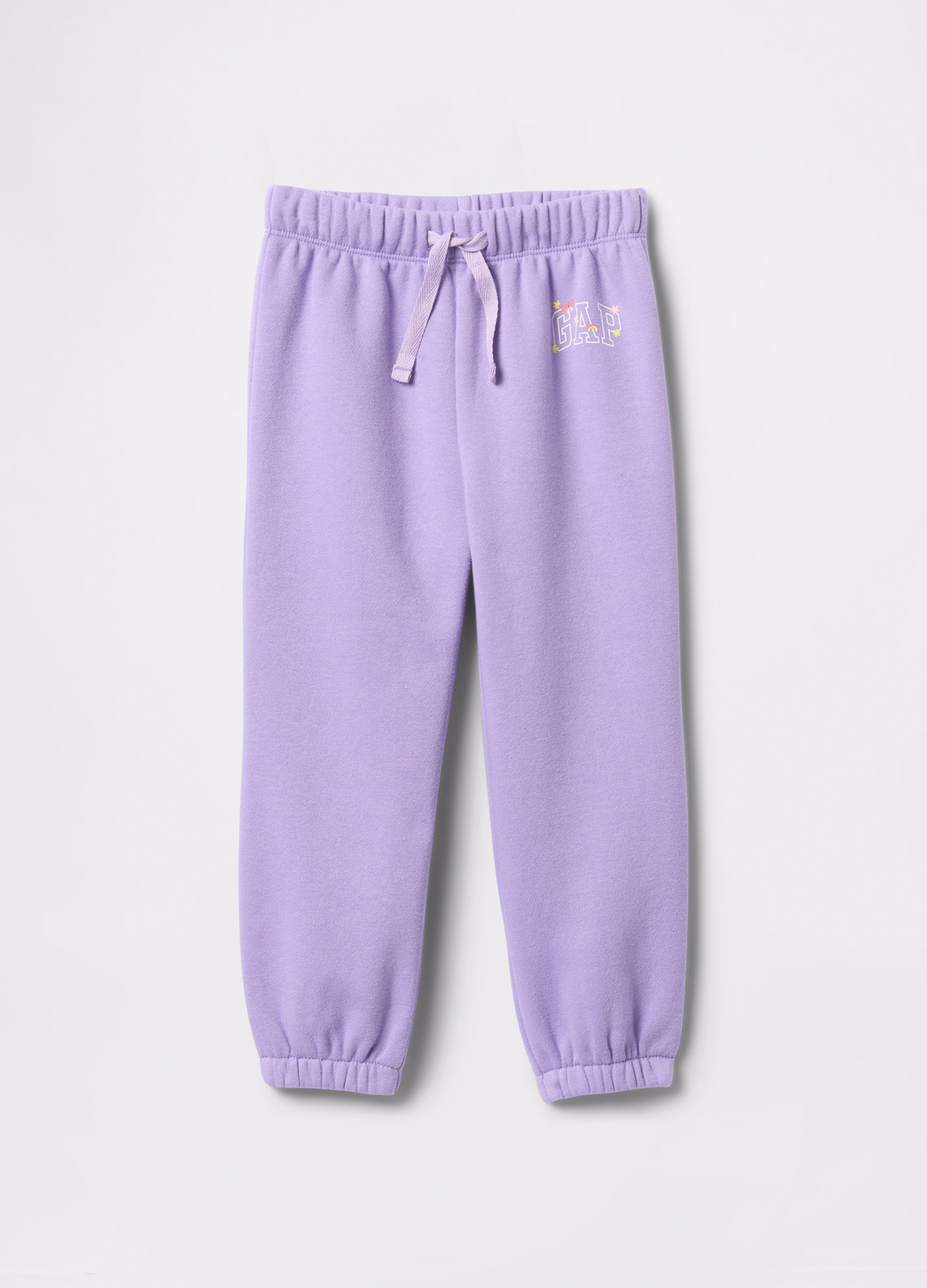 GAP KIDS, Joggers Con Coulisse E Stampa Logo, Unisex, Viola, Taglia: 18-24M/79-84