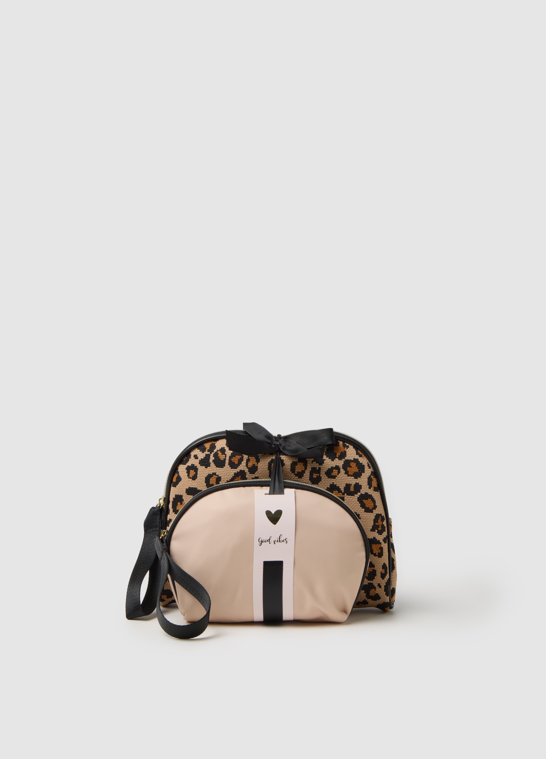 Juego De Clutch Multicolor, Mujer, Negro/Beige, Talla: FASUL