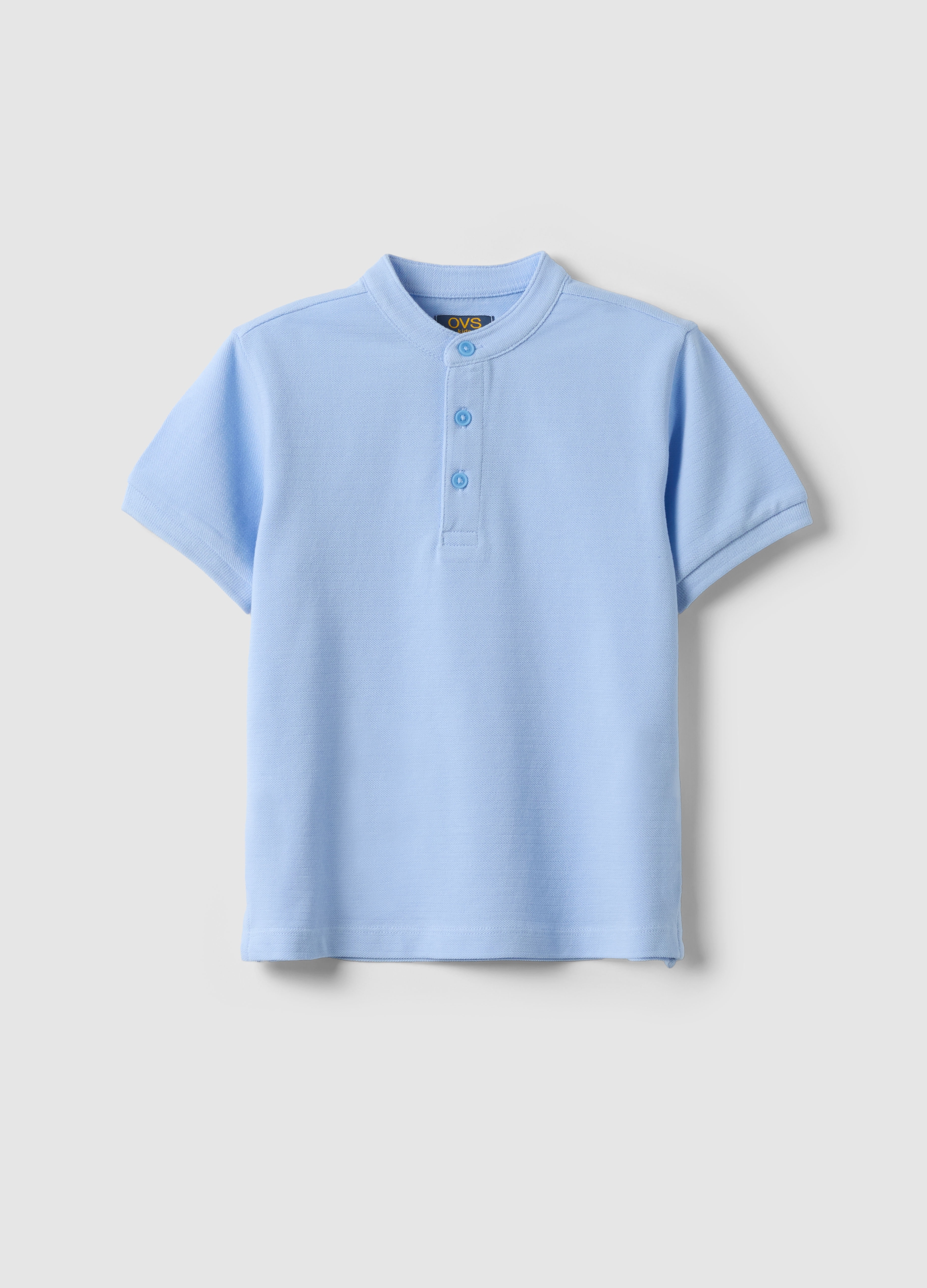 OVS KIDS, Polo Azul De Algodón Para Niños Con Ajuste Regular, Niño, Azul claro, Talla: 5-6