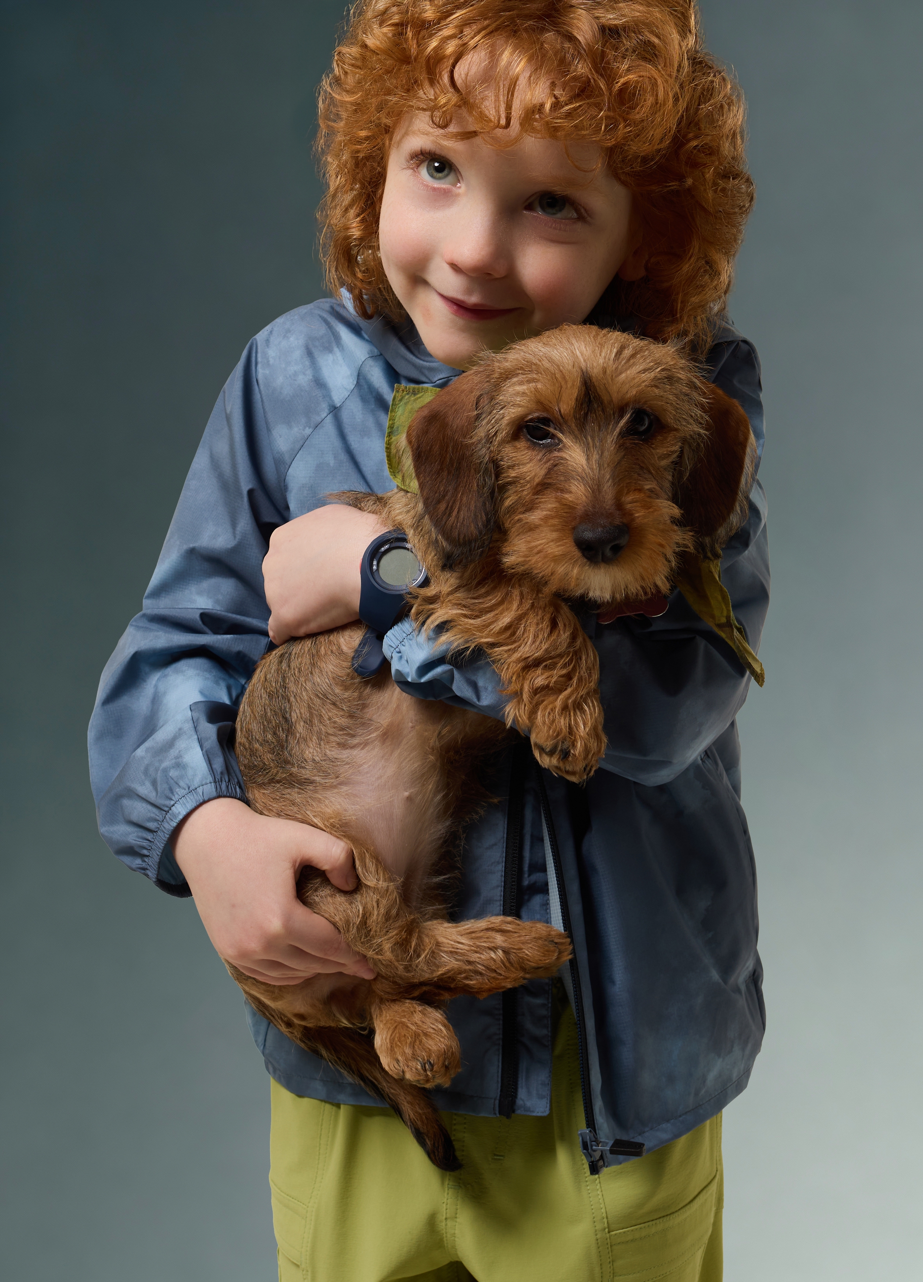 ALTAVIA, Giacca Antivento Tie Dye Altavia With Deborah Compagnoni, Bambino, Blu, Taglia: 6-7