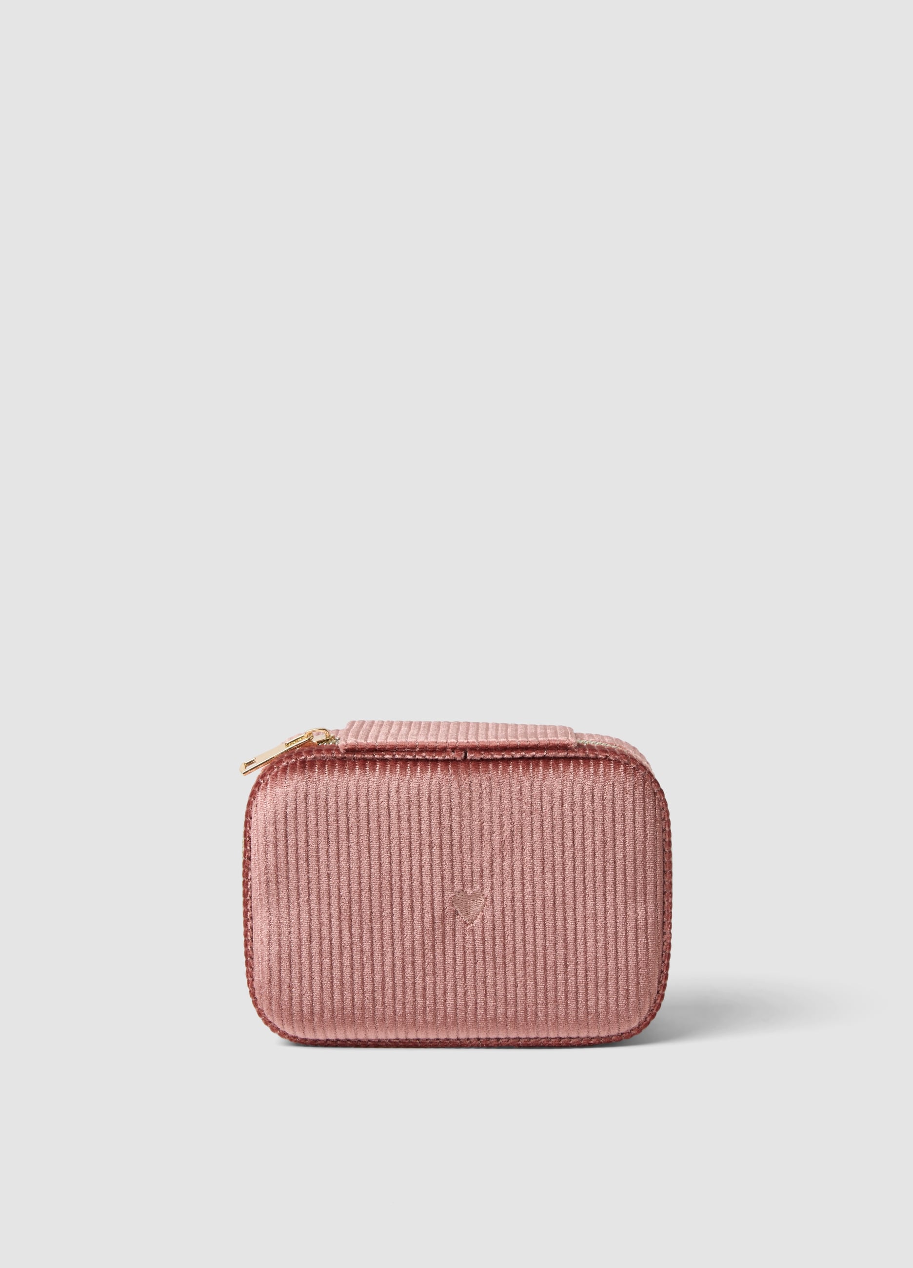 OVS, Portagioielli Rosa In Tessuto Elasticizzato Con Zip, Donna, Rosa, Taglia: ONE SIZE