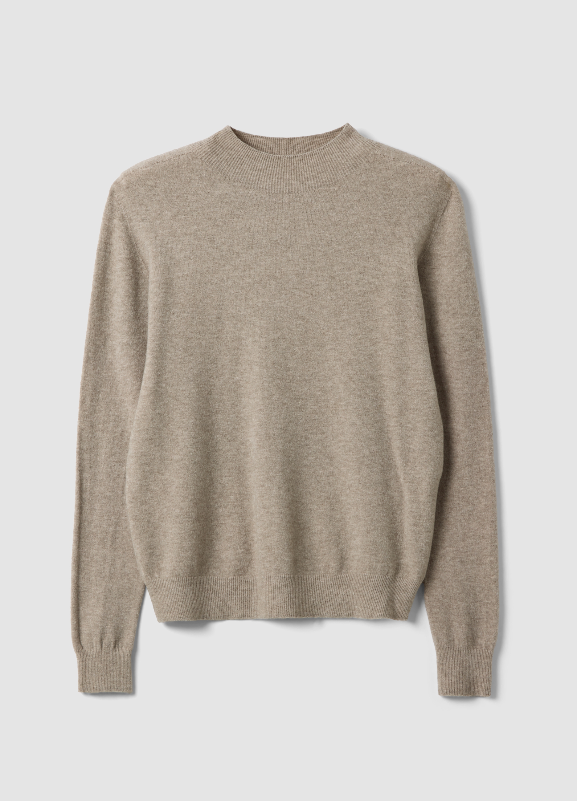 HYBRID, Maglia Beige In Misto Viscosa E Lana, Donna, Beige, Taglia: FASUL