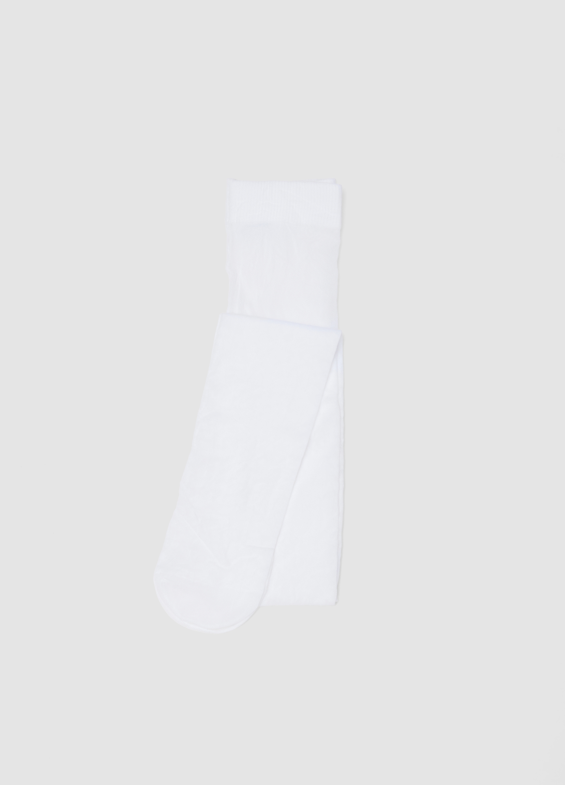 OVS KIDS, Collant In Puro Cotone Bianco Da Bambina Regular Fit, Niña, Blanco óptico, Talla: 10-12