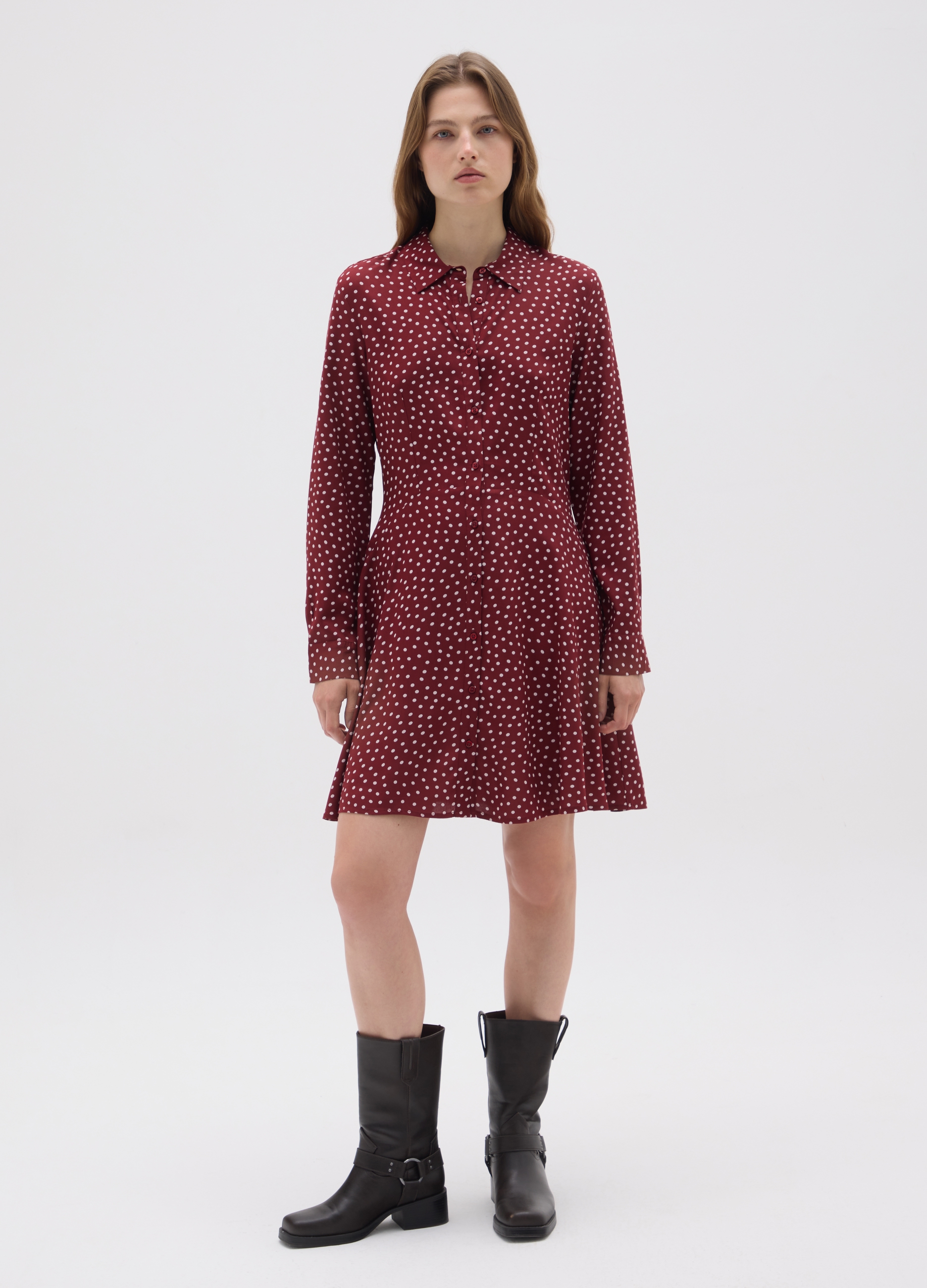 OVS, Abito Chemisier Da Donna In Viscosa Multicolor, Multicolor, Taglia: S