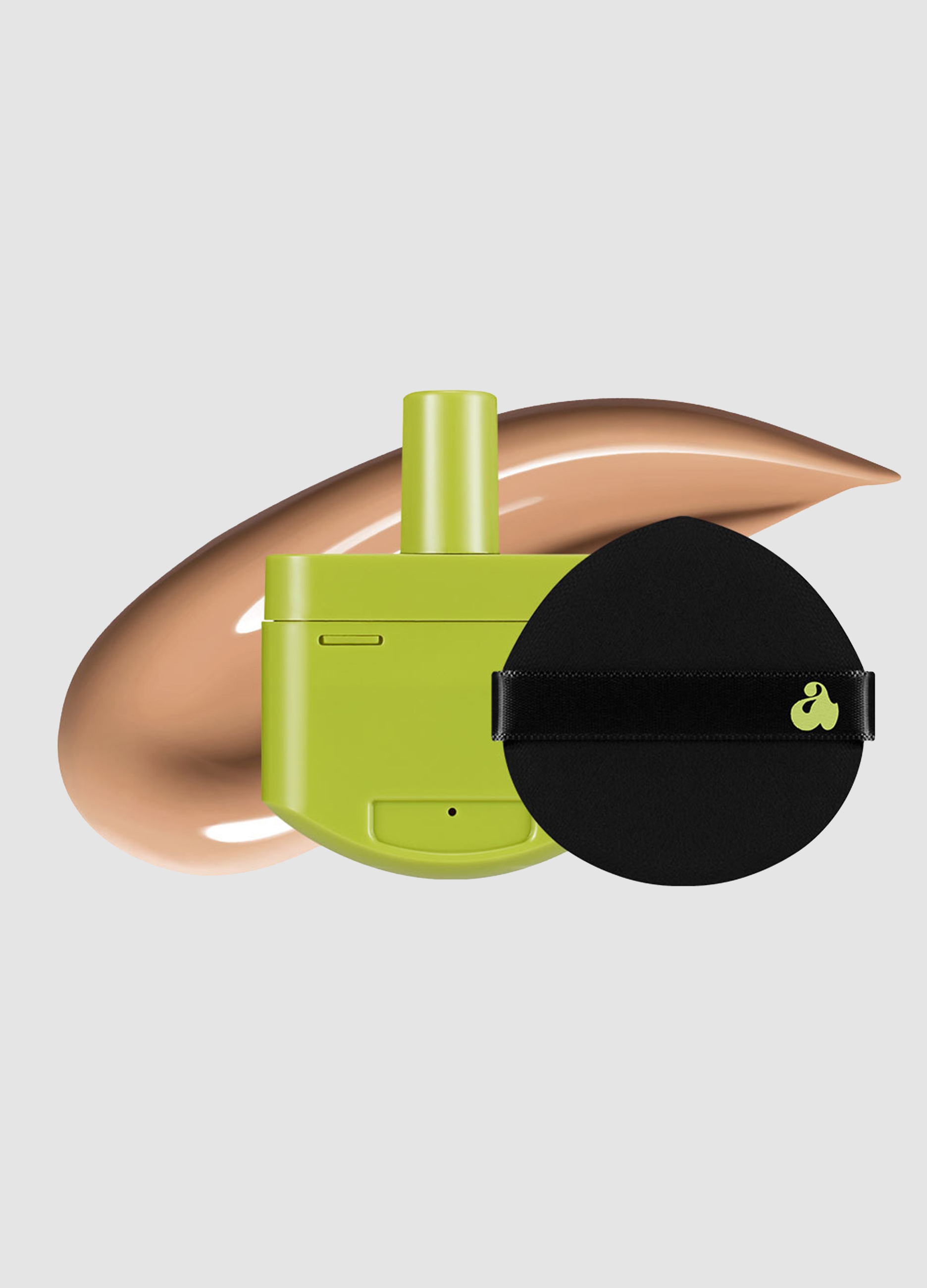 UNLEASHIA, Satin Wear Healthy-green Cushion Re-feel 25n Blush - Make-up Coreano, Donna, Multicolor, Taglia: FASUL