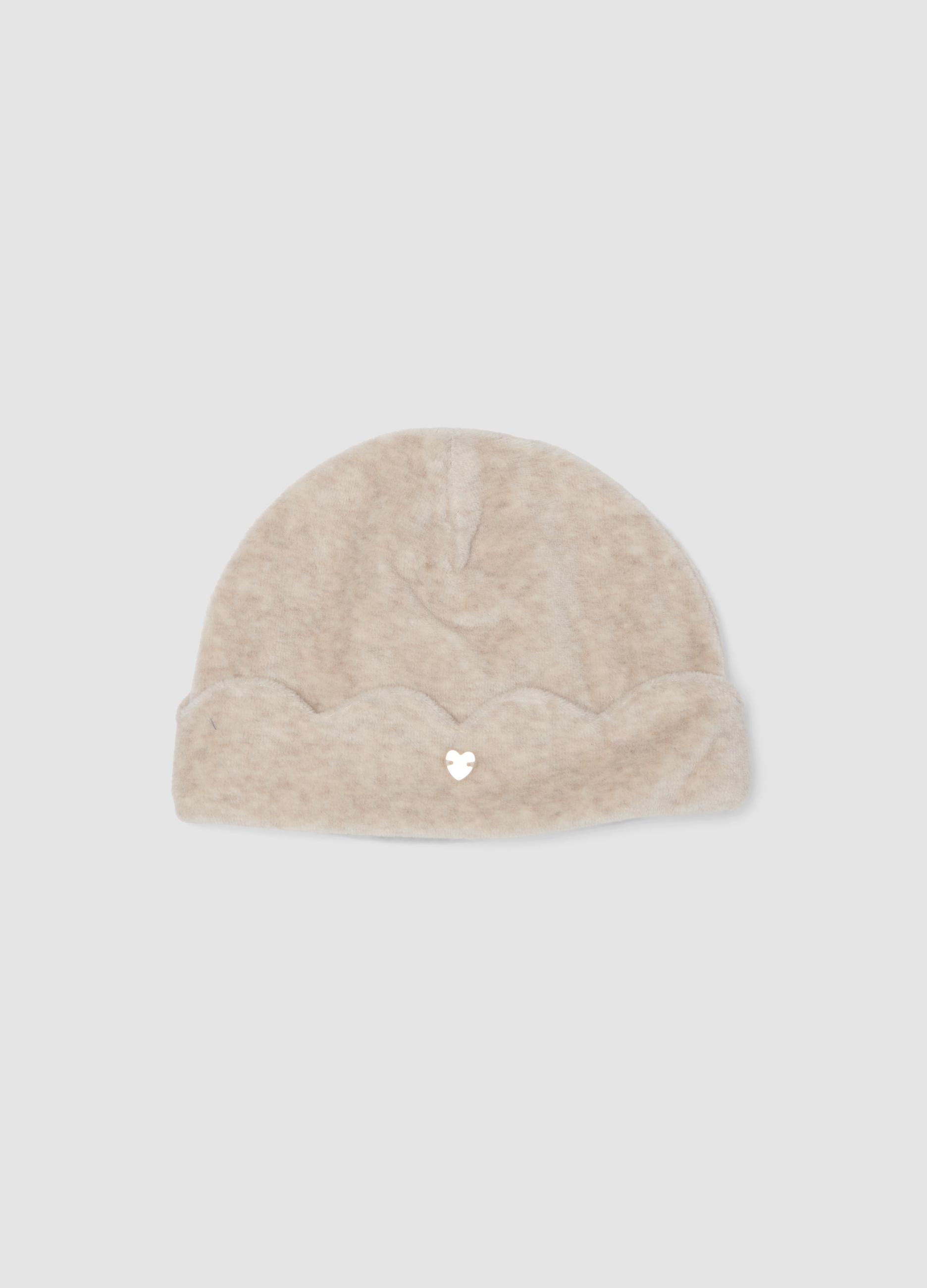 FAGOTTINO, Cappellino Beige In Misto Cotone Organico Jersey, Neonata, Beige, Taglia: ONE SIZE