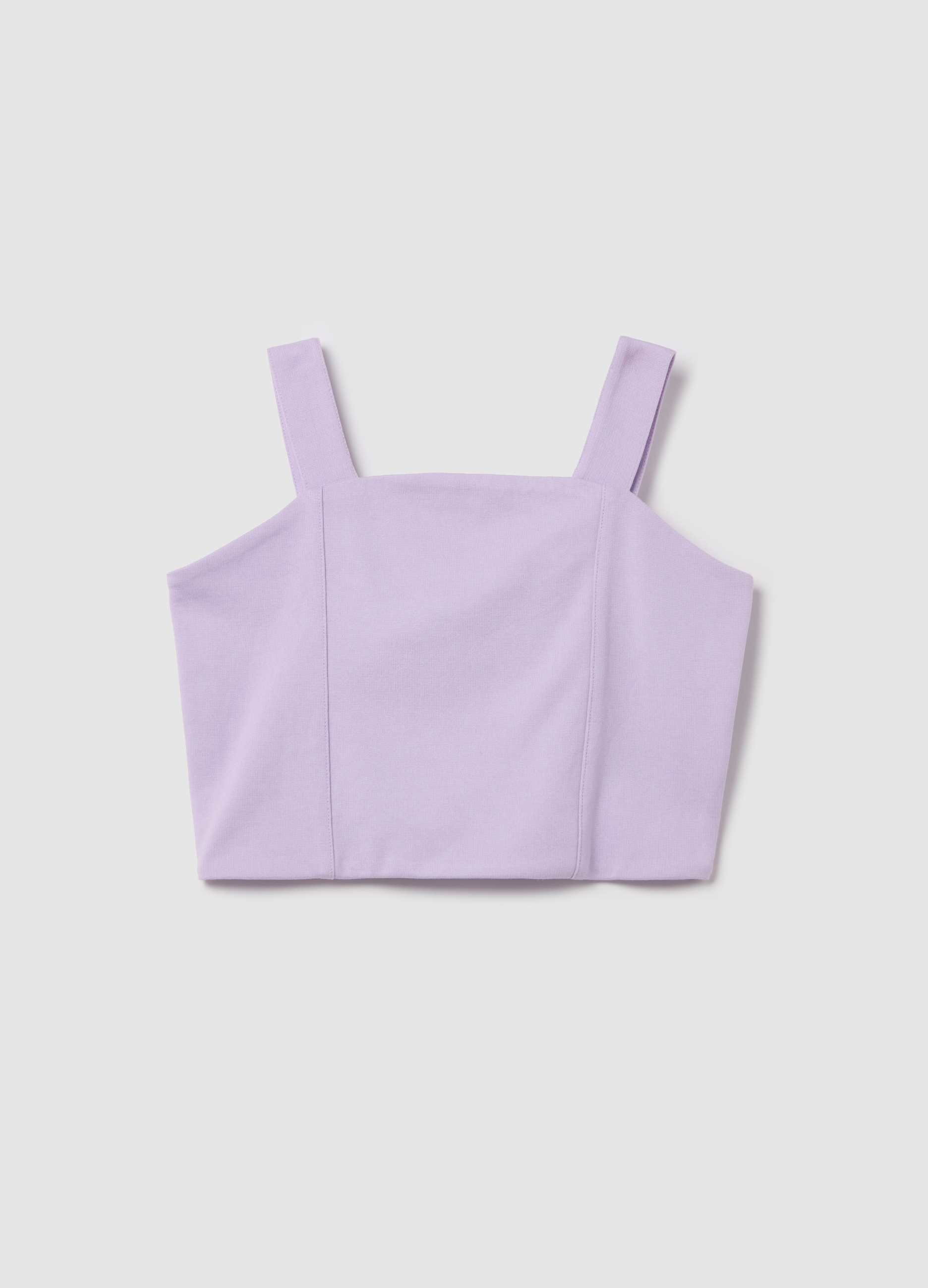 OVS, Top Smanicato, Bambina, Viola, Taglia: 10-11