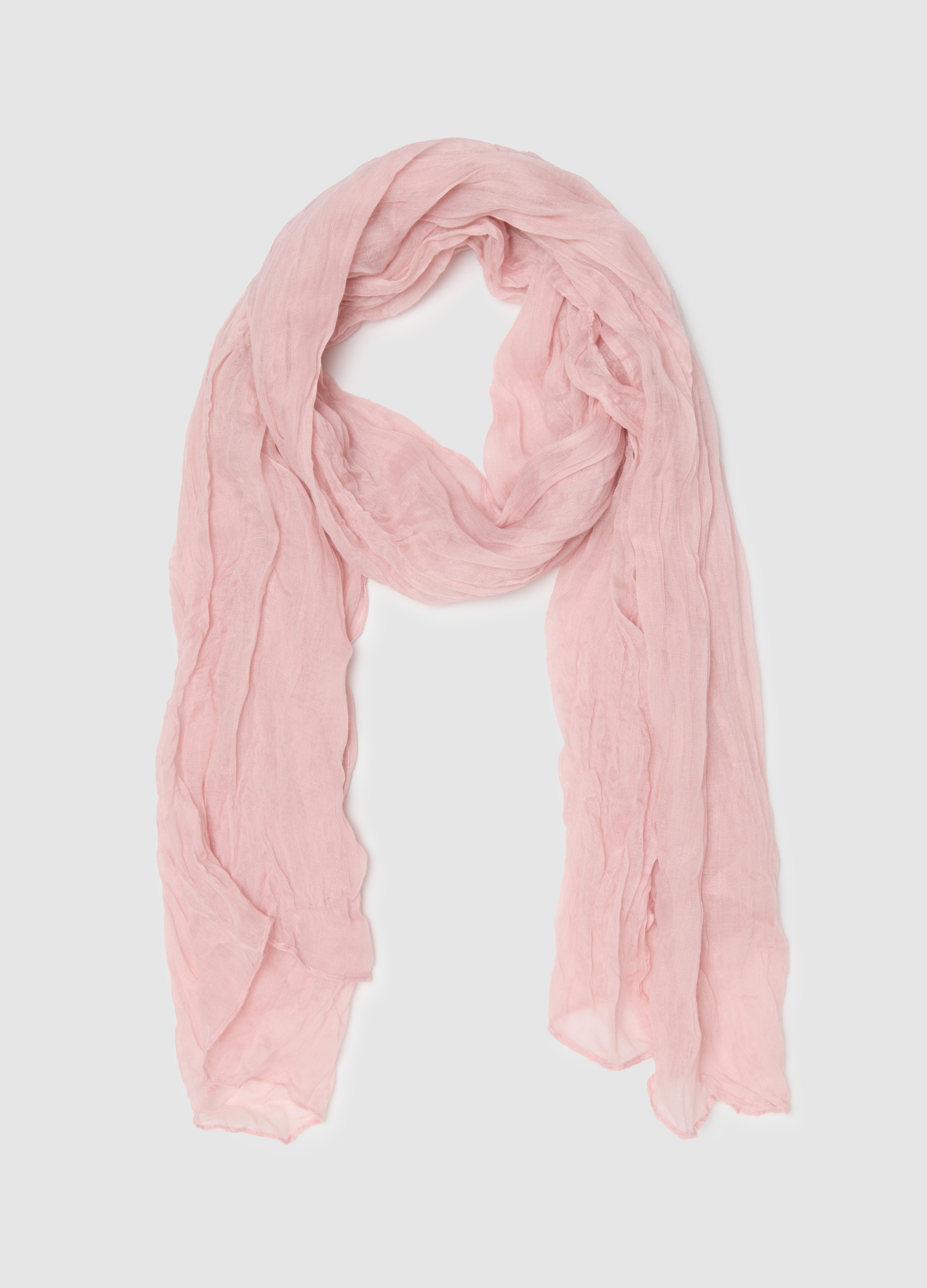 Sciarpa Leggera Rosa Regular Fit, Mujer, Rosa Claro, Talla: FASUL