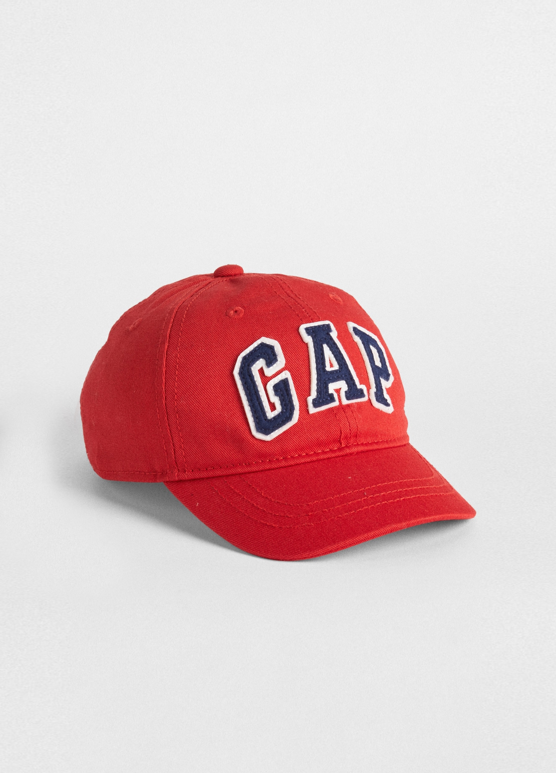 GAP KIDS, Berretto Da Baseball Con Patch Logo Gap, Unisex, Rosso, Taglia: S/M/13/14