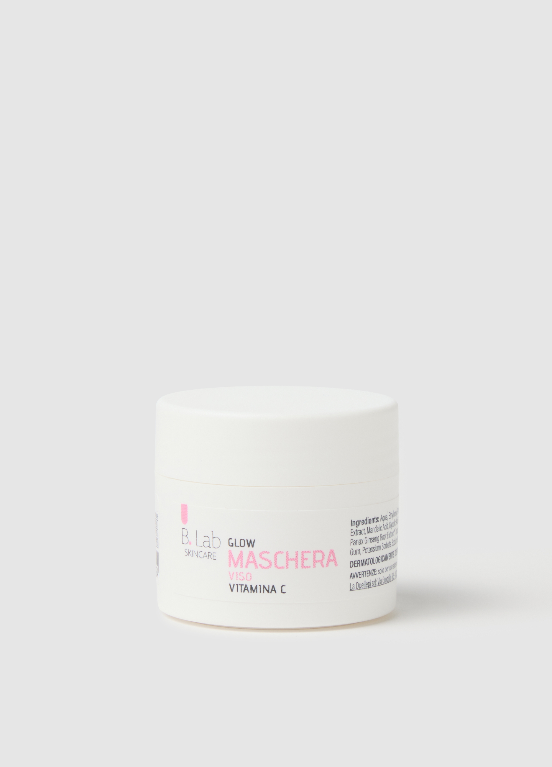 B.LAB, Maschera Viso Formato Viaggio Con Vitamina C, Donna, Bianco, Taglia: FASUL