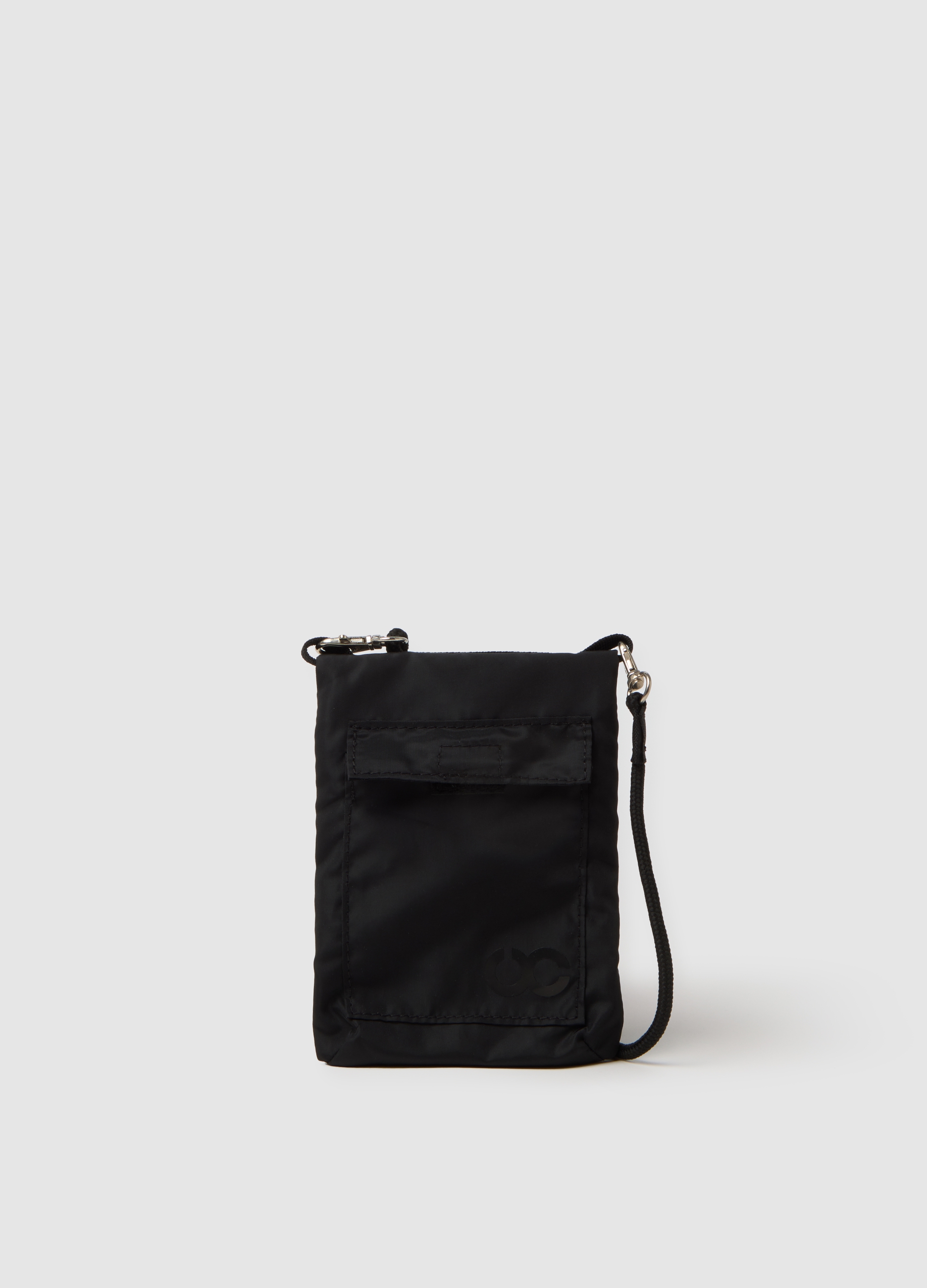Bolso Negro Compacto, Hombre, Gunmetal, Talla: FASUL
