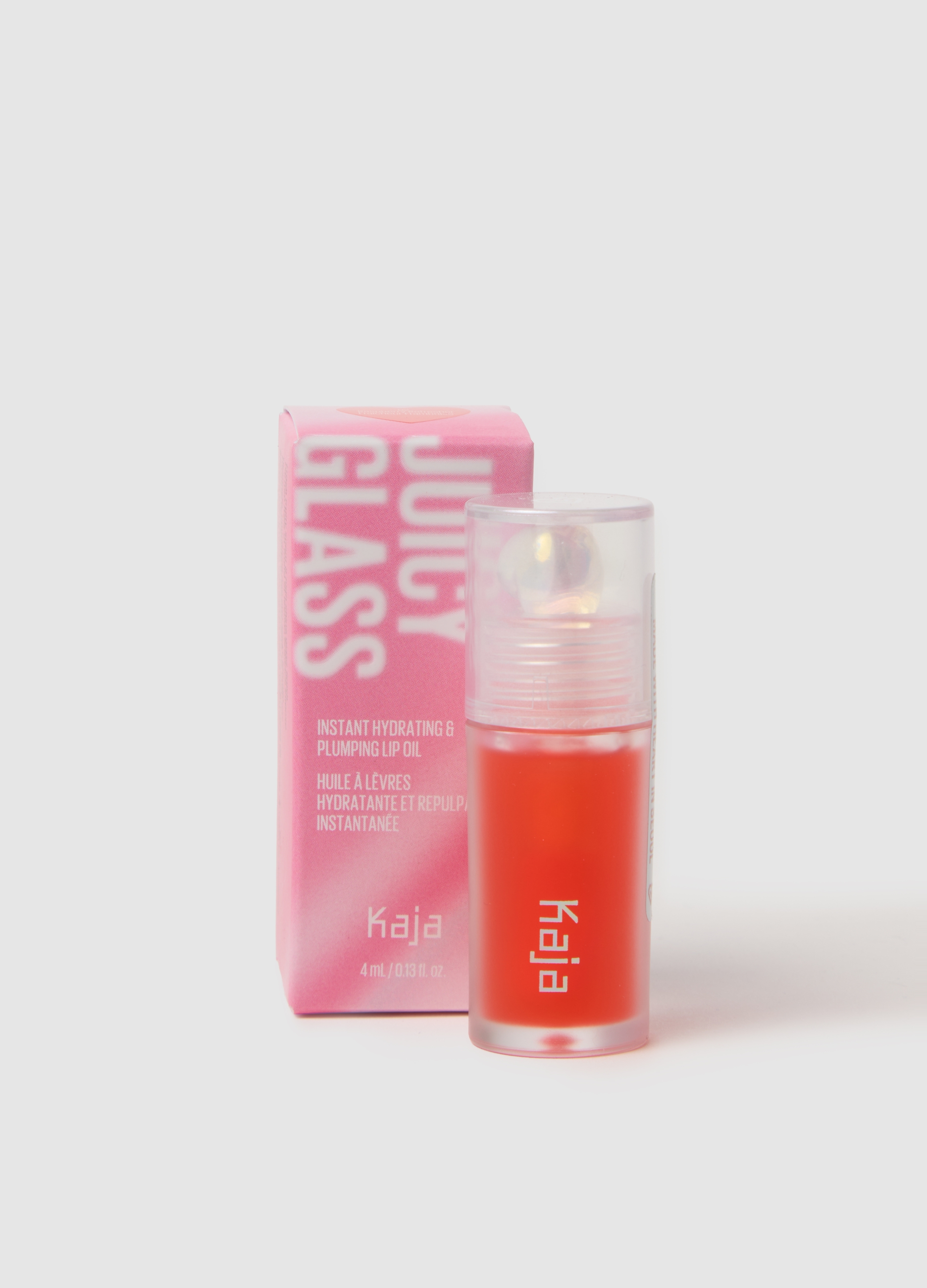 KAJA, Kaja Juicy Glass Lip Oil 01 Rose Hip Spritz - Make-up Coreano, Donna, Rosso, Taglia: FASUL
