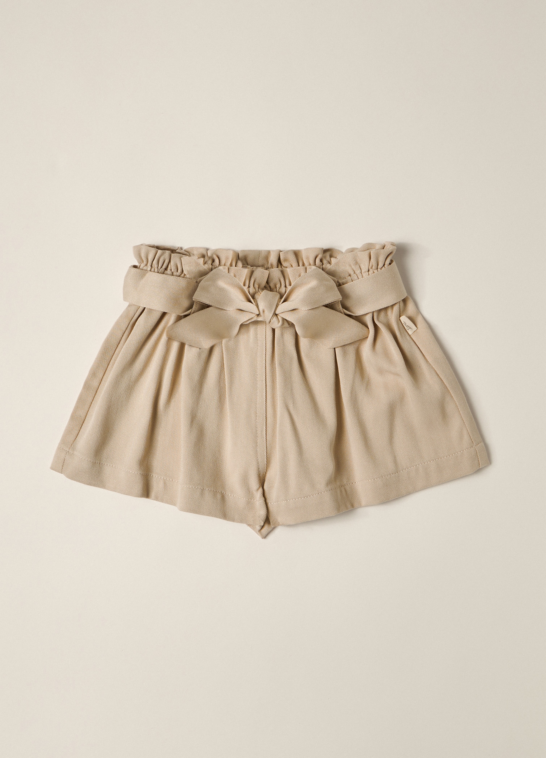 OVS, Shorts In Twill Di Pura Viscosa Iana Neonata, Beige, Taglia: 6