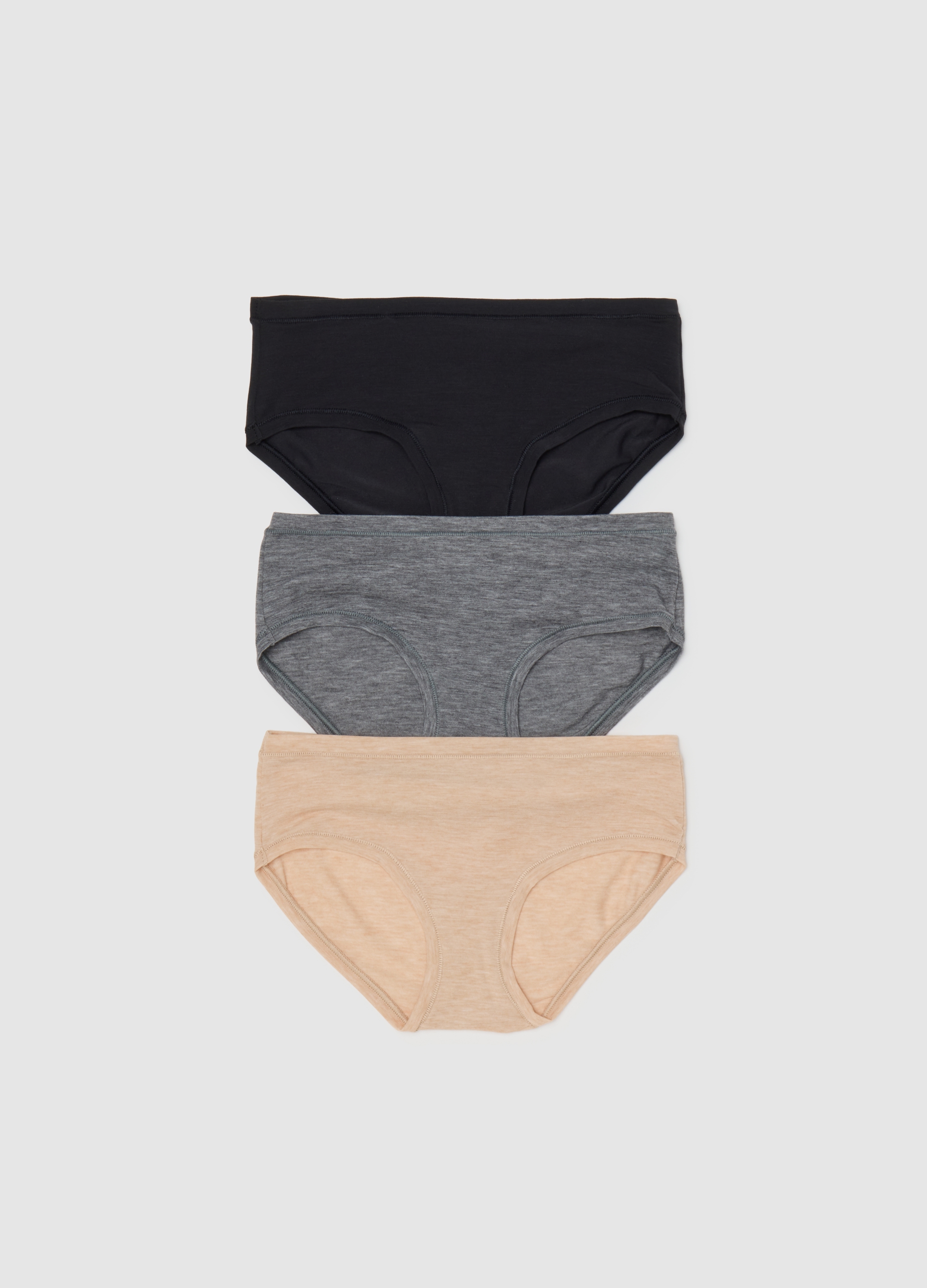 GAP, Tripack Culotte Stretch Mélange, Donna, Multicolor, Taglia: XS