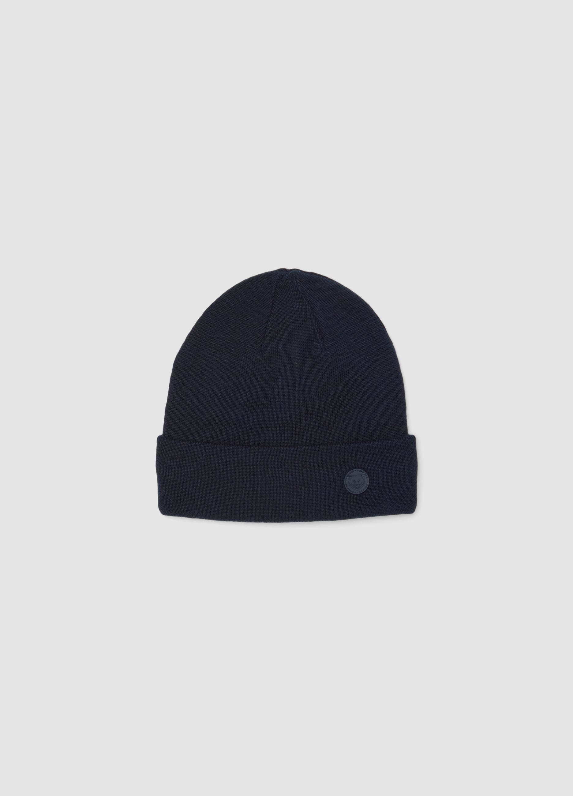 OVS KIDS, Cappello Blu In Misto Cotone A Maglia Jersey, Bambino, Nero, Taglia: 56