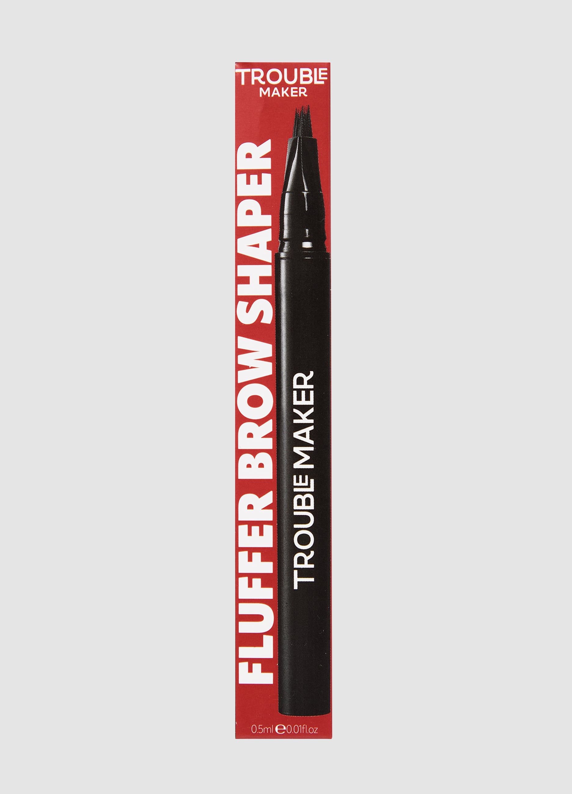 OVS, Fluffer Brow Brush Natural Brow Pen Soft Black 0.5ml, Unisex, , Taglia: FASUL