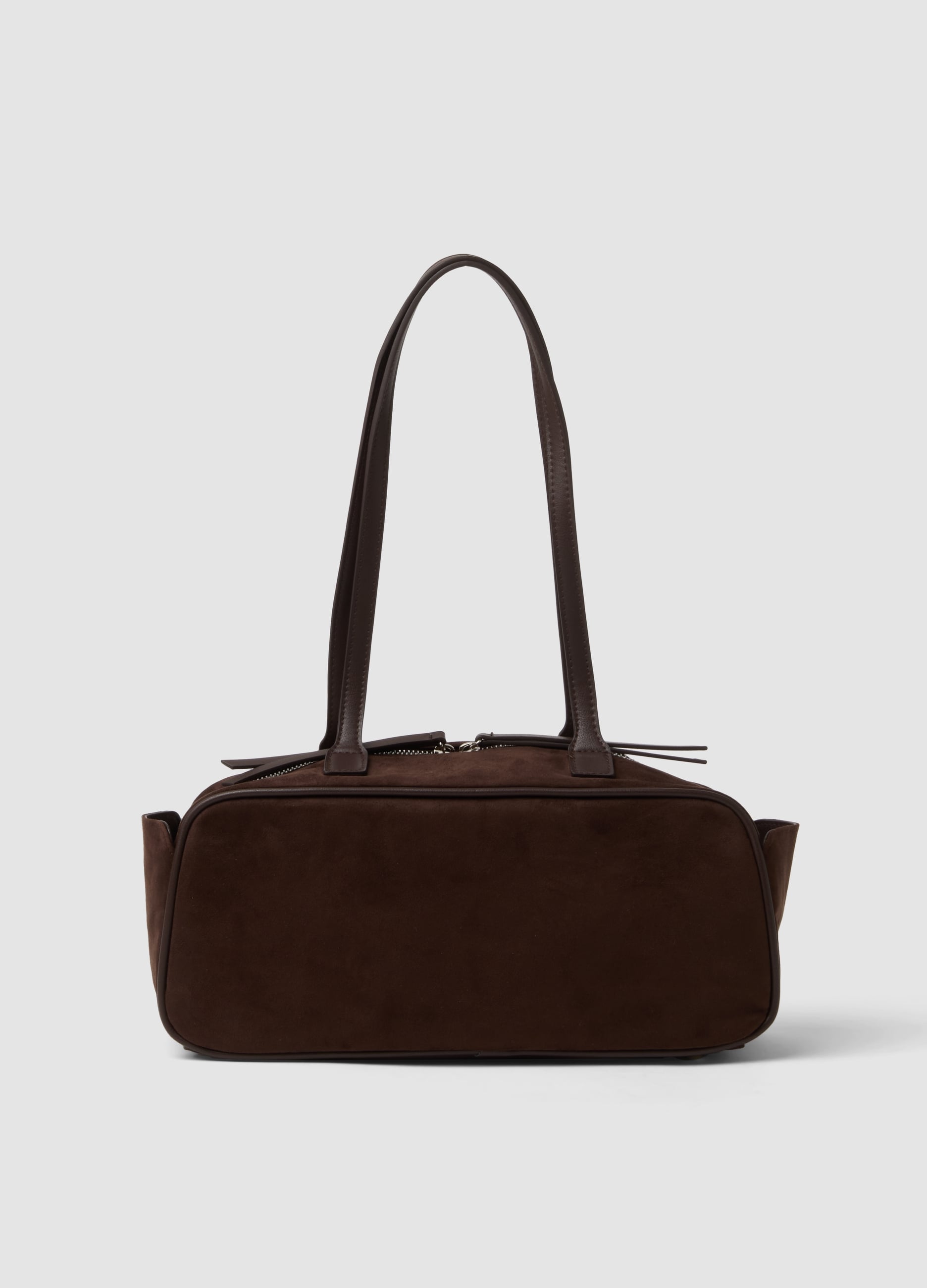 OVS, Borsa Marrone A Spalla Con Chiusura Zip, Donna, Marrone, Taglia: ONE SIZE