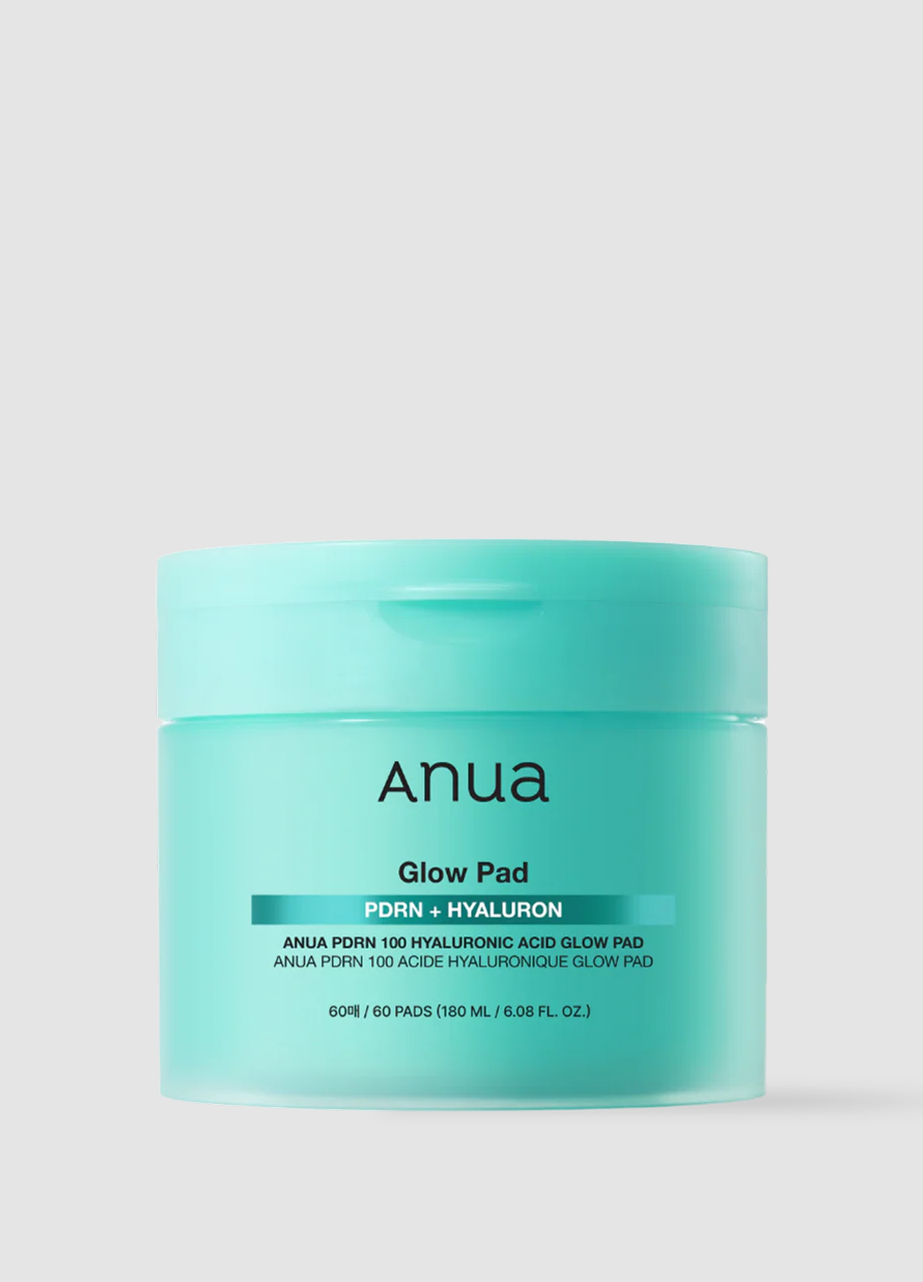 ANUA, Pdrn 100 Hyaluronic Acid Glow Pad 180ml 60pz - Skincare Coreana, Donna, Bianco, Taglia: FASUL