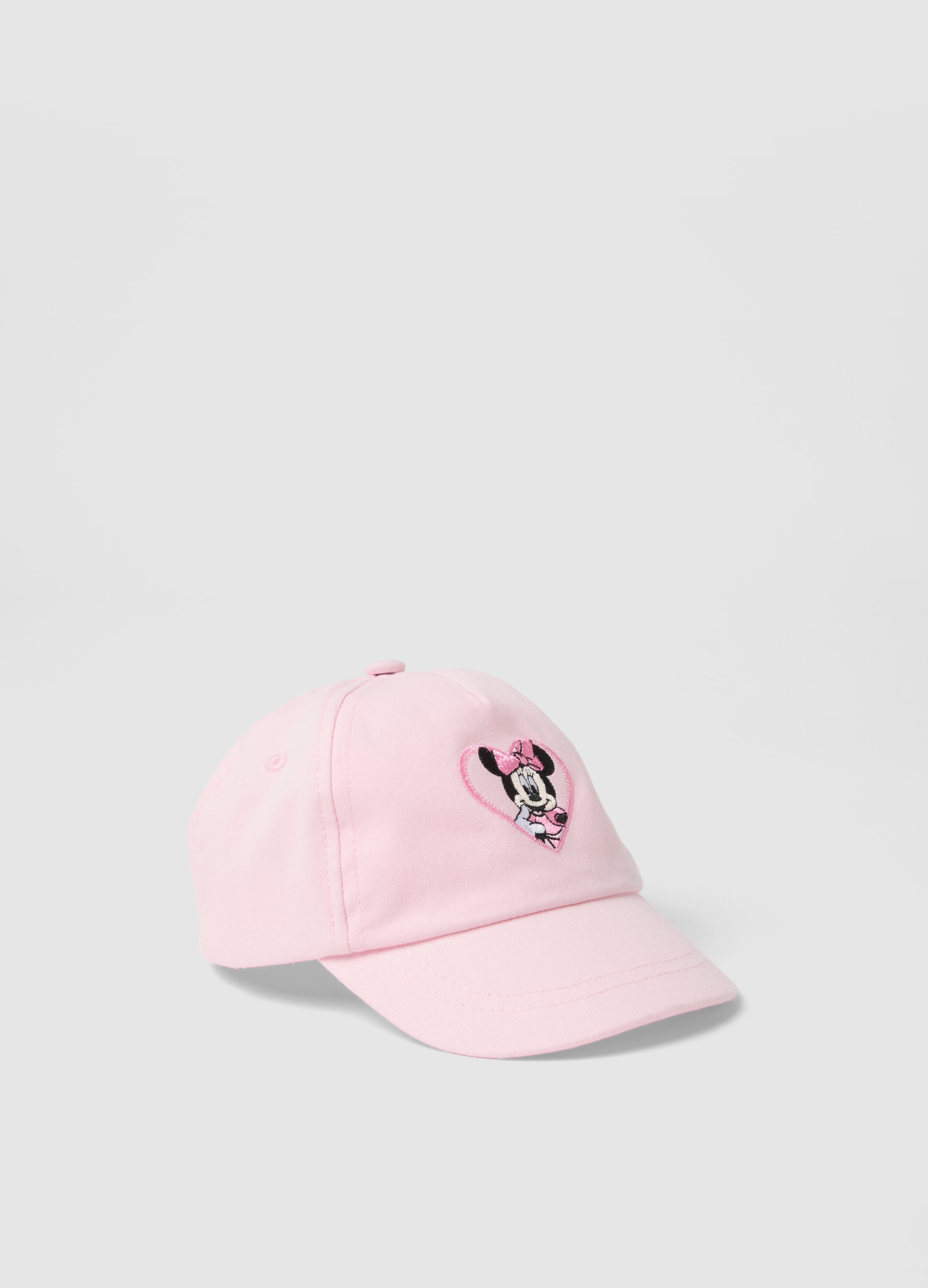 FAGOTTINO, Gorra Rosa De Puro Algodón Para Niña Con Minnie, Niña, Rosa Claro, Talla: 46-48