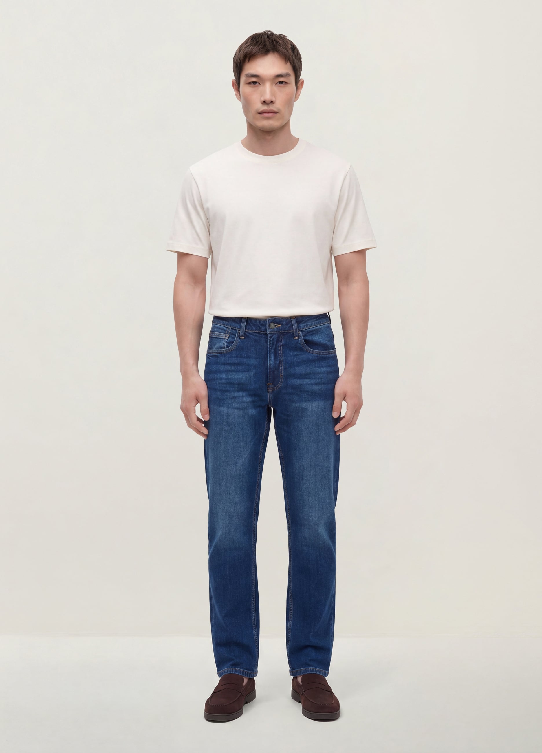 REPUBLIC OF DENIM, Jeans Blu In Cotone Elasticizzato Comfort Fit, Uomo, Blu, Taglia: 54